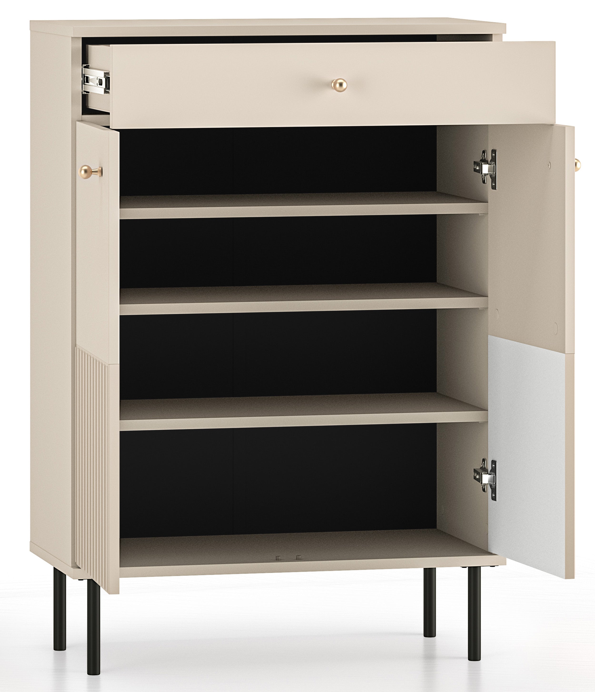 selsey-caletto-schuhschrank-68-cm-mit-schublade-beige-mit-lamellen image 6
