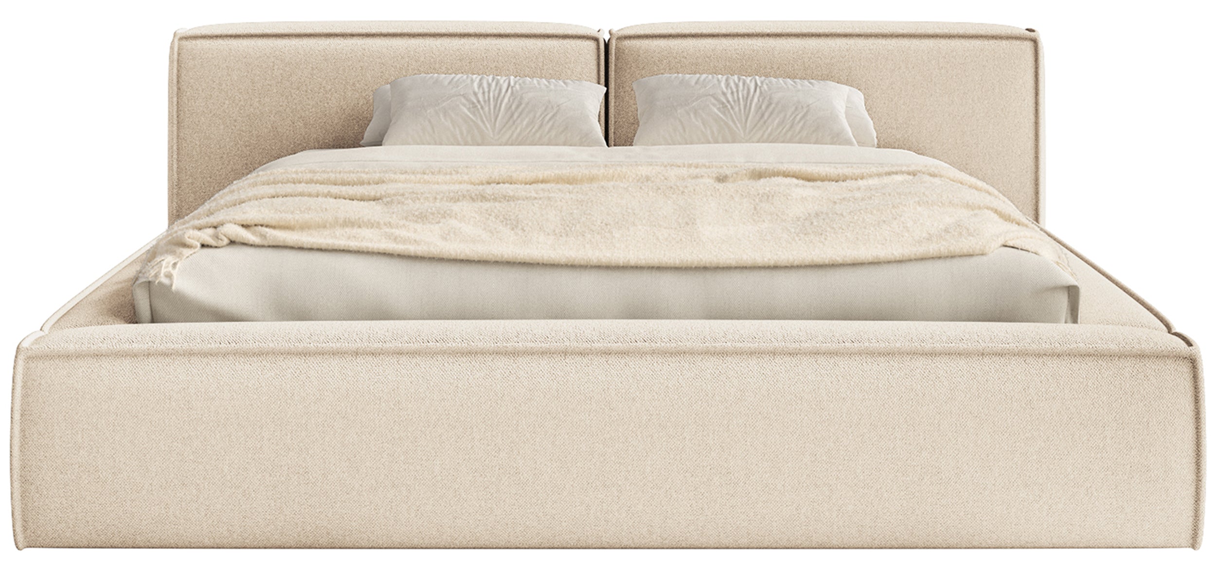 selsey-tilves-low-gepolstertes-bett-160x200-cm-mit-stauraum-hellbeige-chenille-m image 5