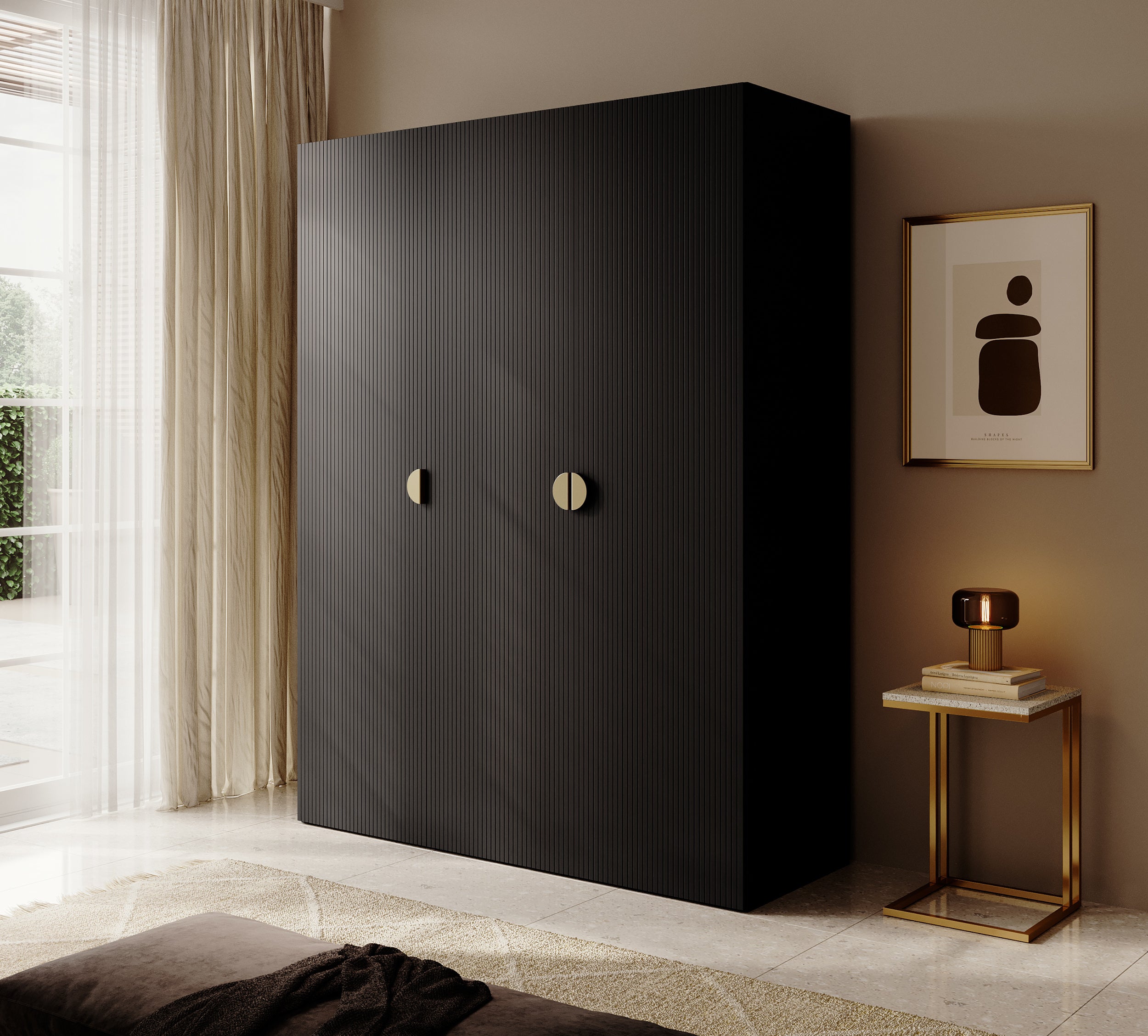 selsey-moonir-dreht-renschrank-150-cm-schwarz-mit-kleiderstange image 2