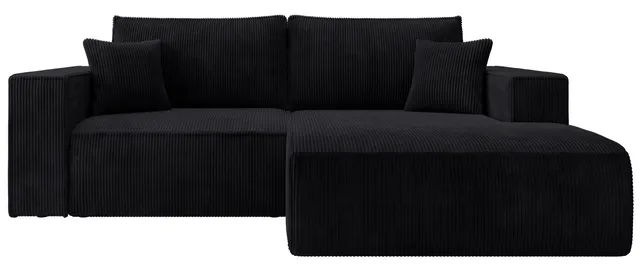selsey-farese-mini-rechtsseitiges-l-ecksofa-mit-schlaffunktion-und-stauraum-schw image 1