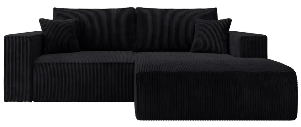 selsey-farese-mini-rechtsseitiges-l-ecksofa-mit-schlaffunktion-und-stauraum-schw image 1