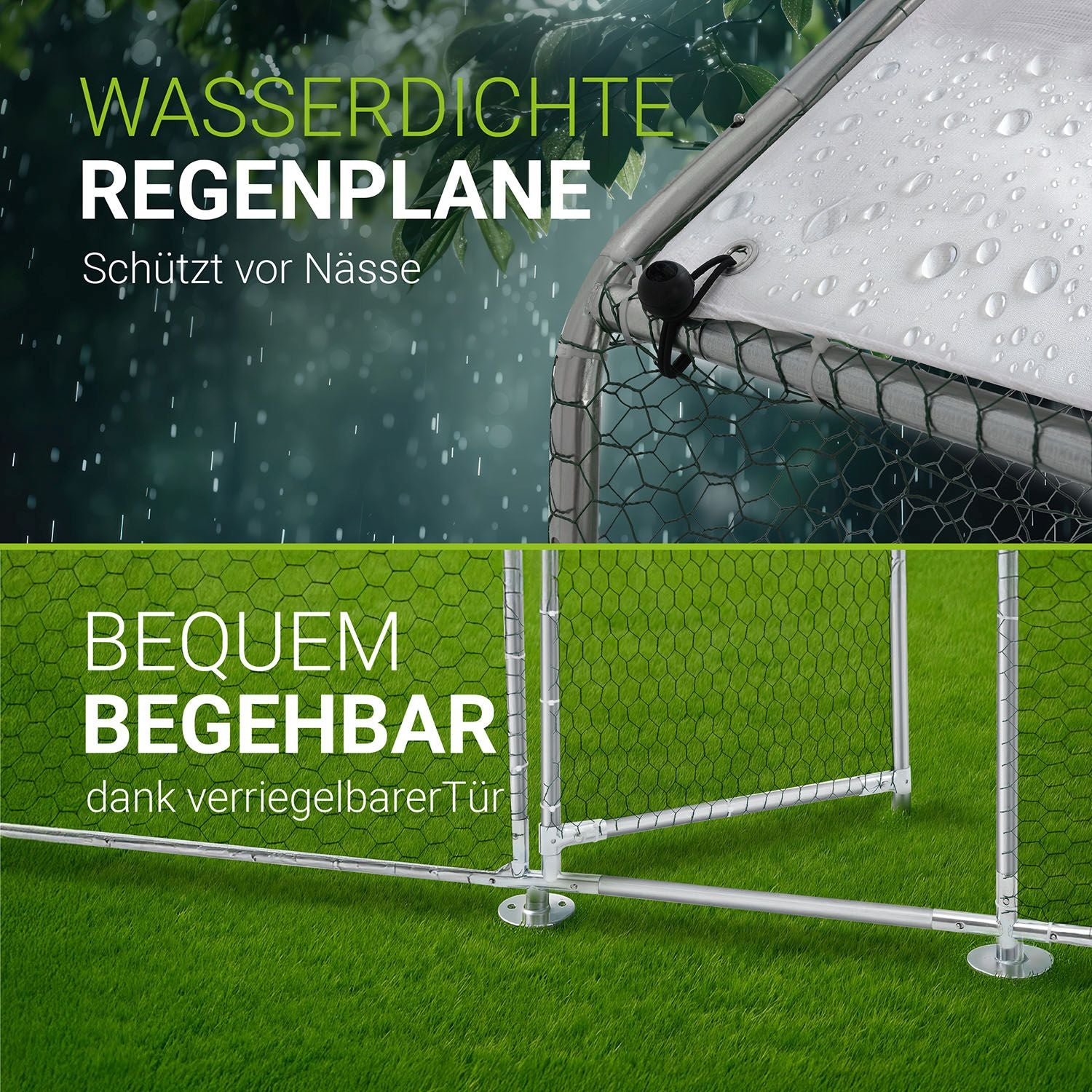 juskys-freilaufgehege-hls25t-4-m-h-hnergehege-2x2x2-m-mit-plane image 4
