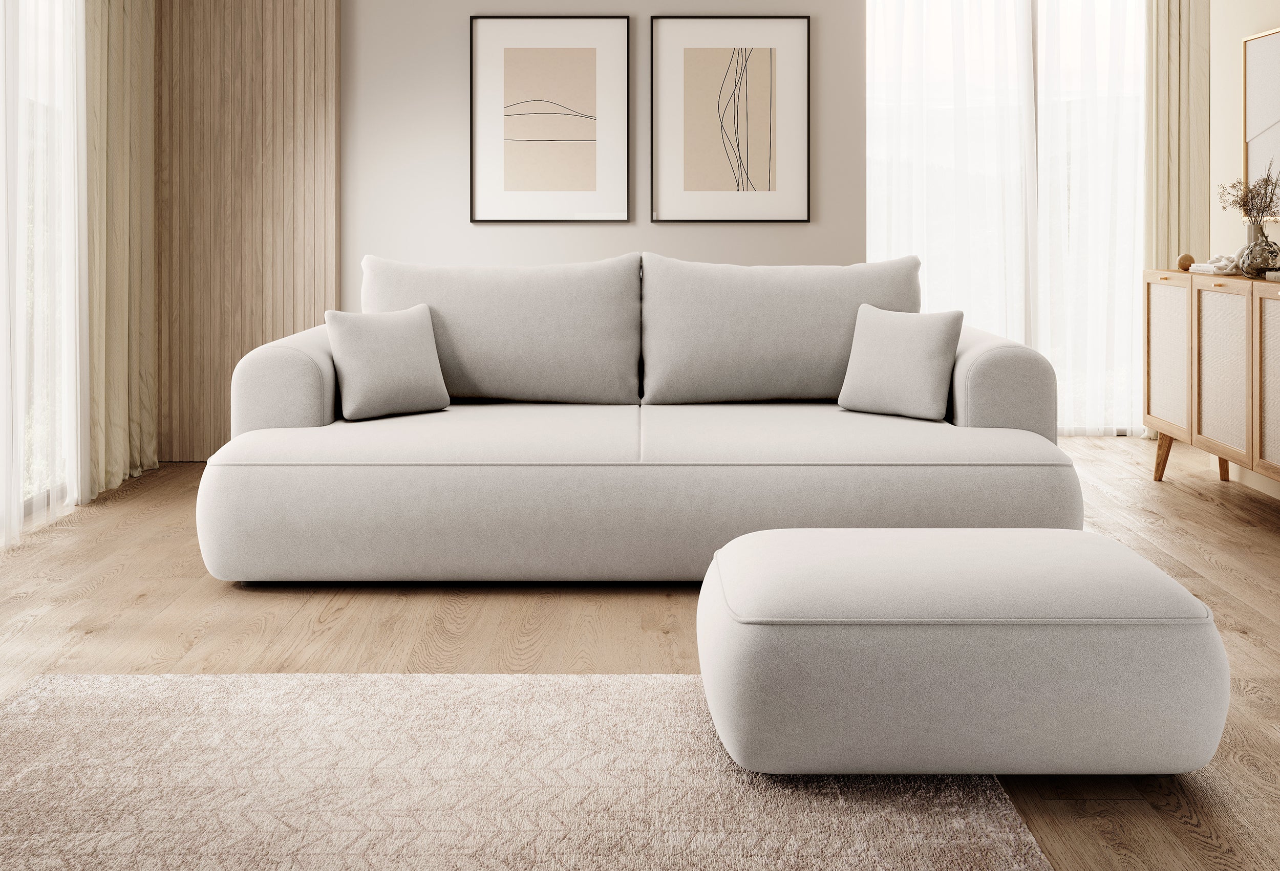 selsey-ovo-hocker-pouf-cremiger-samt-pflegeleicht image 2