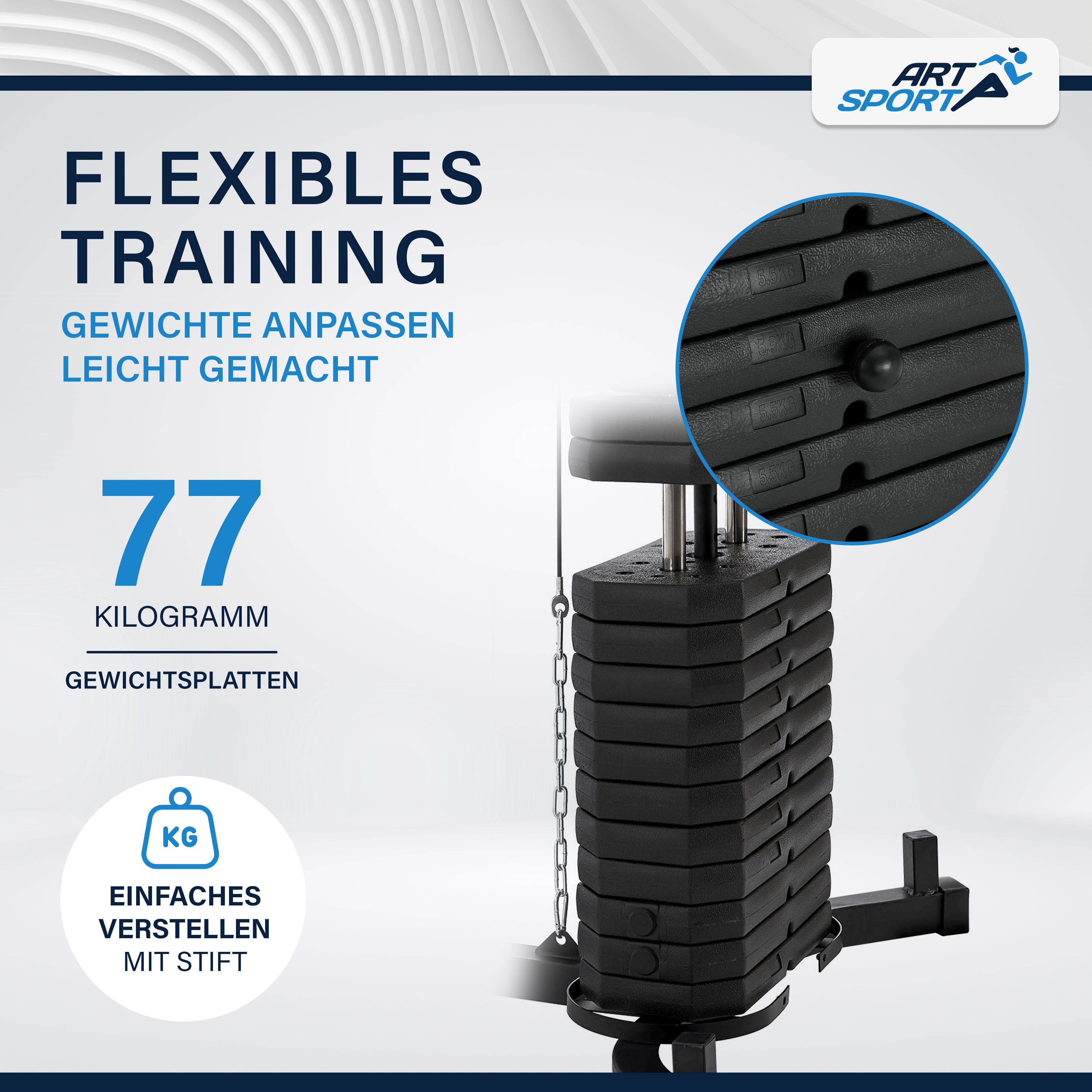 juskys-kraftstation-profigym-3000-multifunktionale-fitnessstation-mit-77-kg-gewi image 5