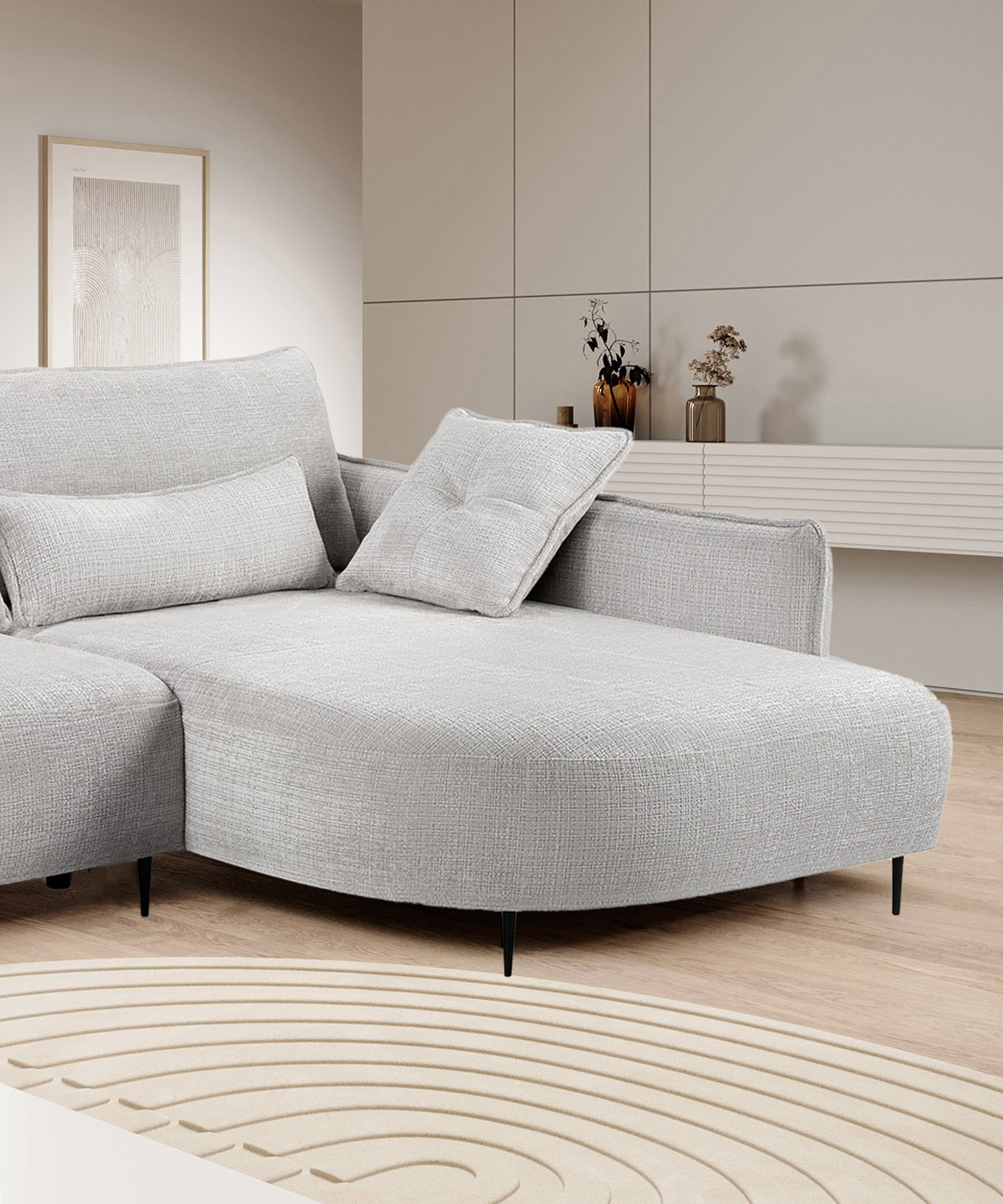 selsey-oblivio-ecksofa-mit-schlaffunktion-l-form-rechts-hellgrauer-chenille-stau image 3