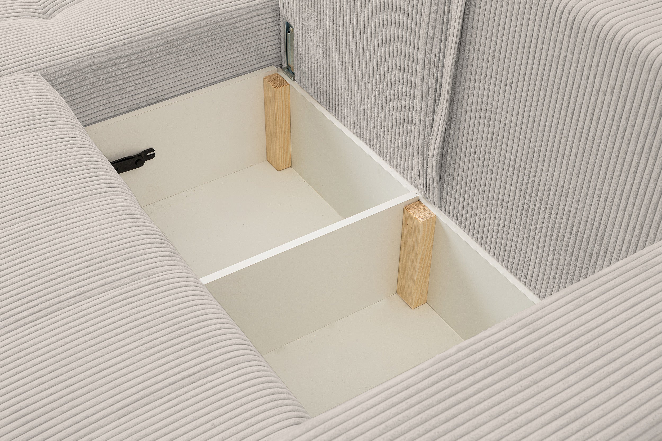 selsey-maillo-ecksofa-l-f-rmig-mit-schlaffunktion-und-bettkasten-hellbeiger-cord image 5