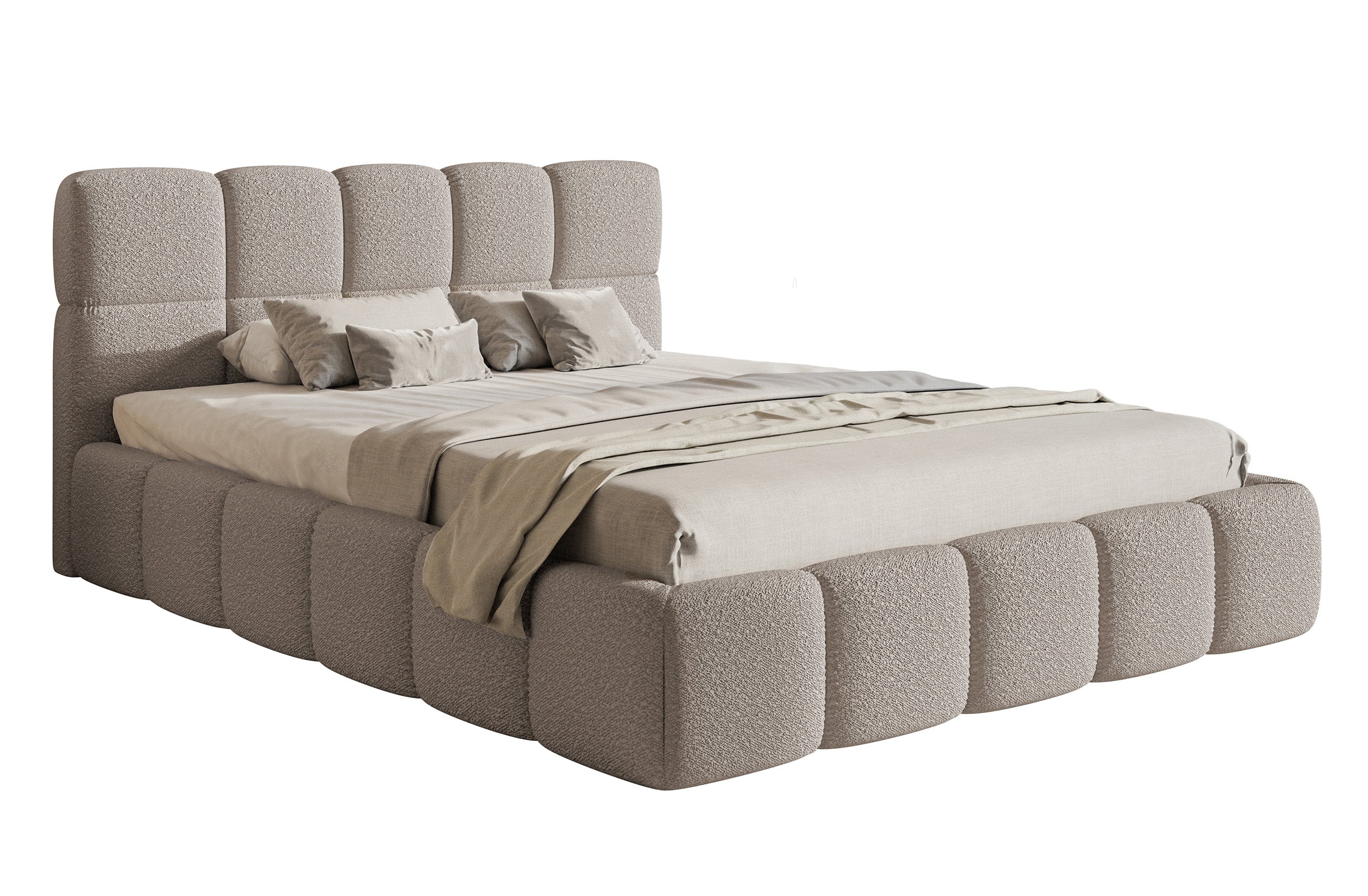 selsey-cloudy-gepolstertes-bett-200x200-cm-hellgrauer-boucl image 1