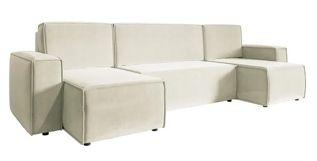 selsey-copertino-ecksofa-u-f-rmig-mit-schlaffunktion-und-stauraum-creme-samt image 1