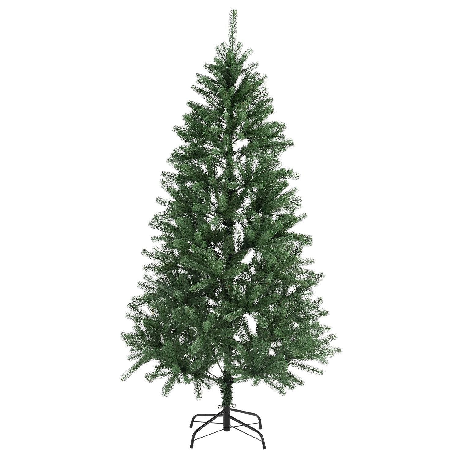 juskys-k-nstlicher-weihnachtsbaum-talvi-140-cm-mit-metallst-nder image 1