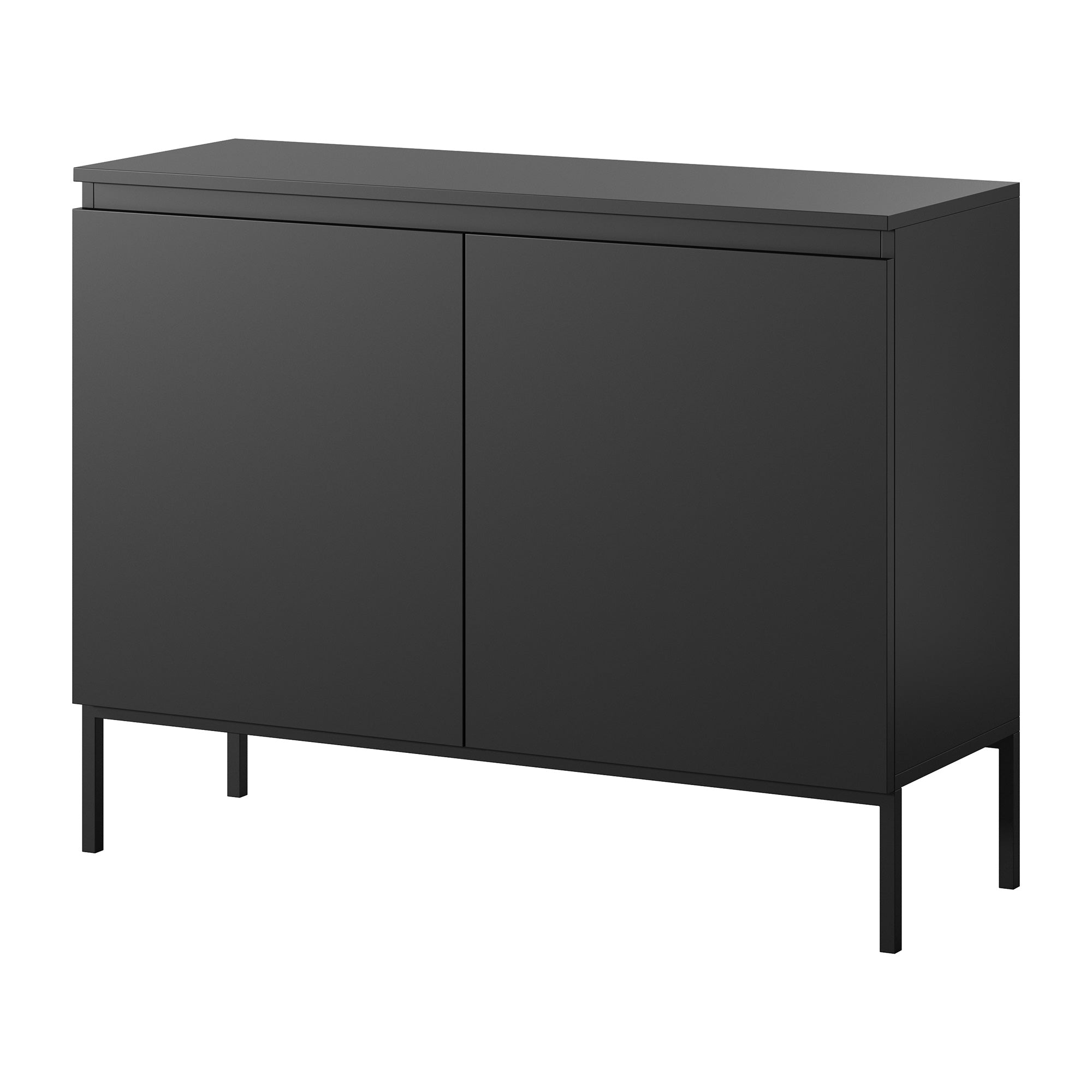 selsey-bemmi-kommode-100-cm-zweit-rig-schwarz-mit-schwarzen-beinen image 4