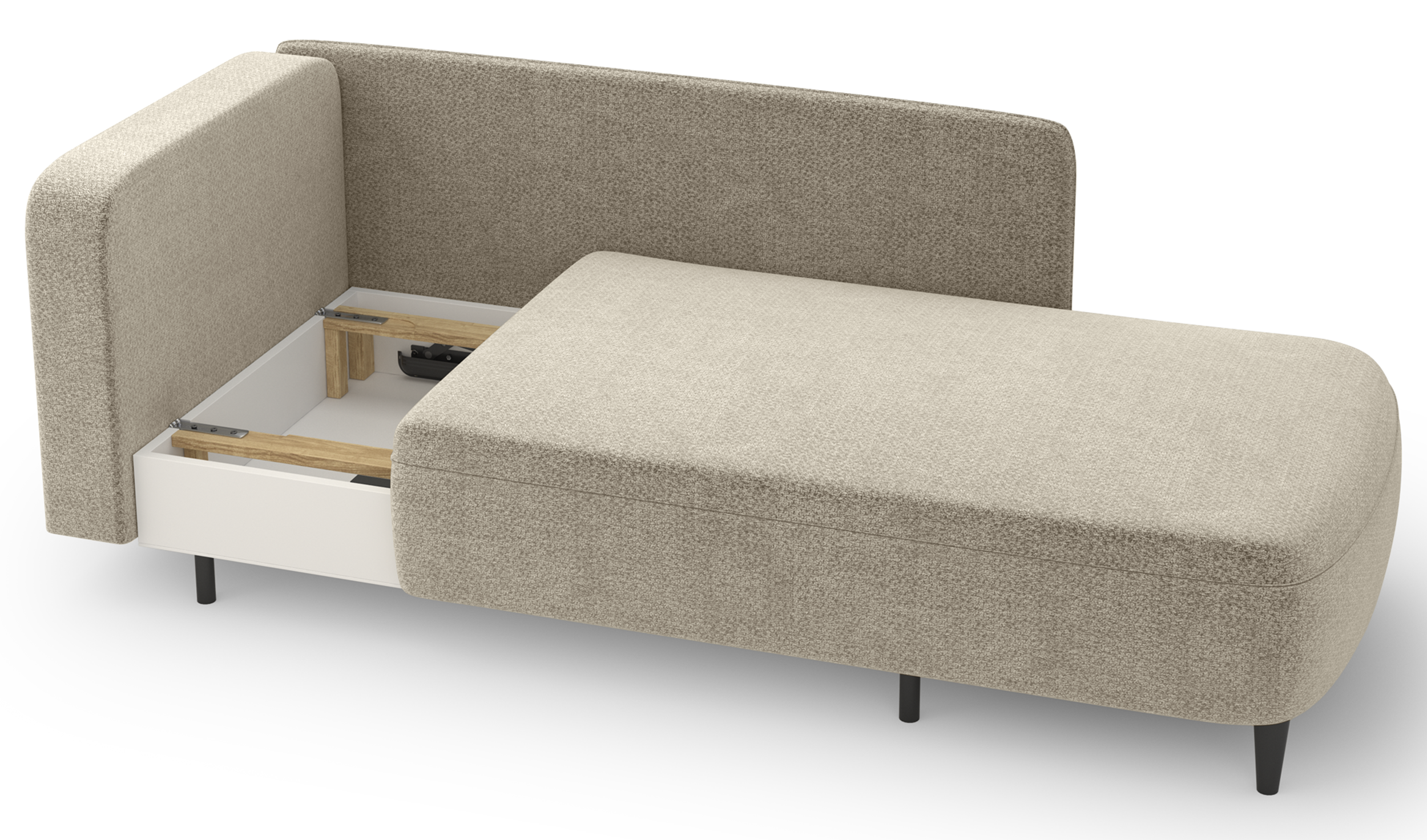 selsey-pinkio-ausziehbare-liege-rechts-mit-stauraum-beige-chenille image 7