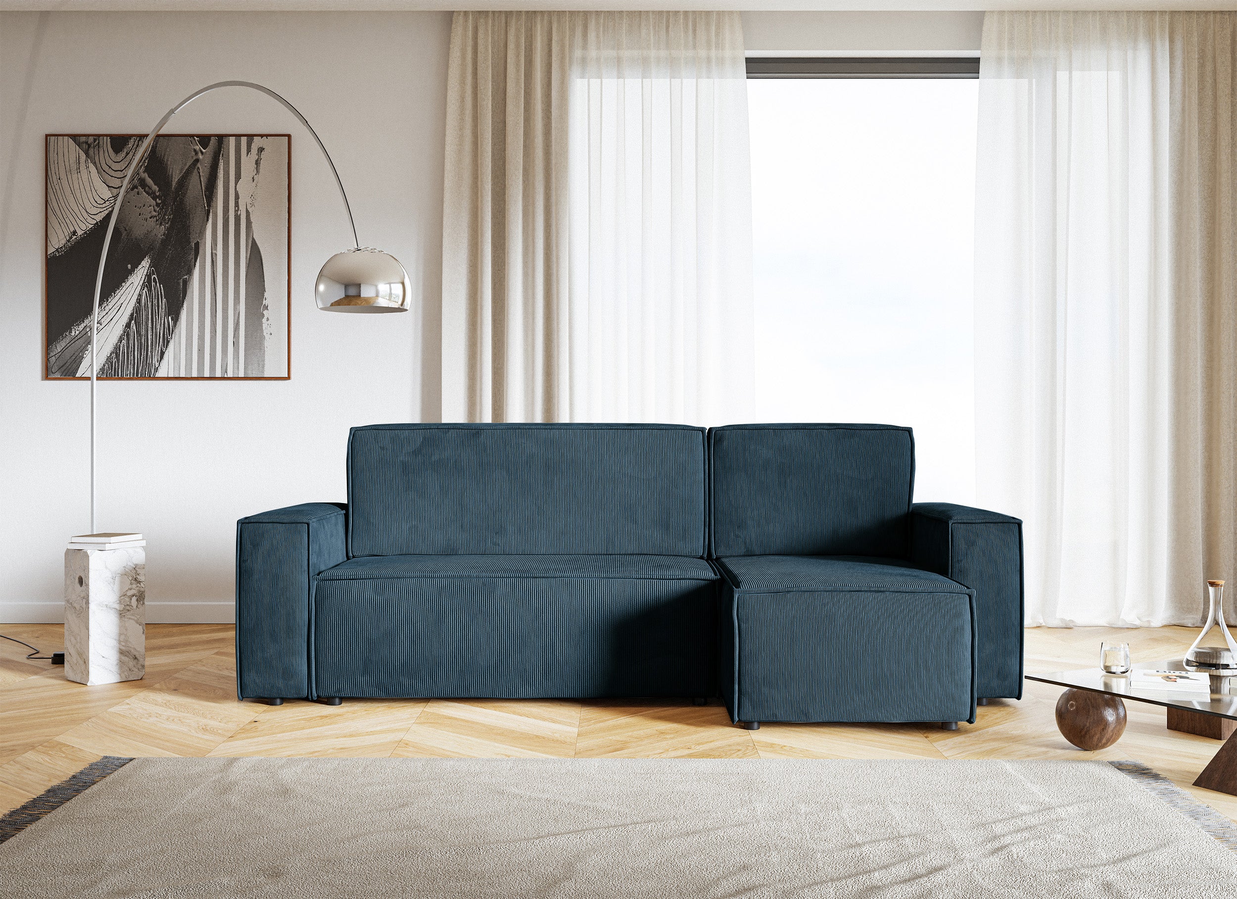 selsey-copertino-ecksofa-mit-schlaffunktion-l-form-universal-dunkelblauer-cordst image 2