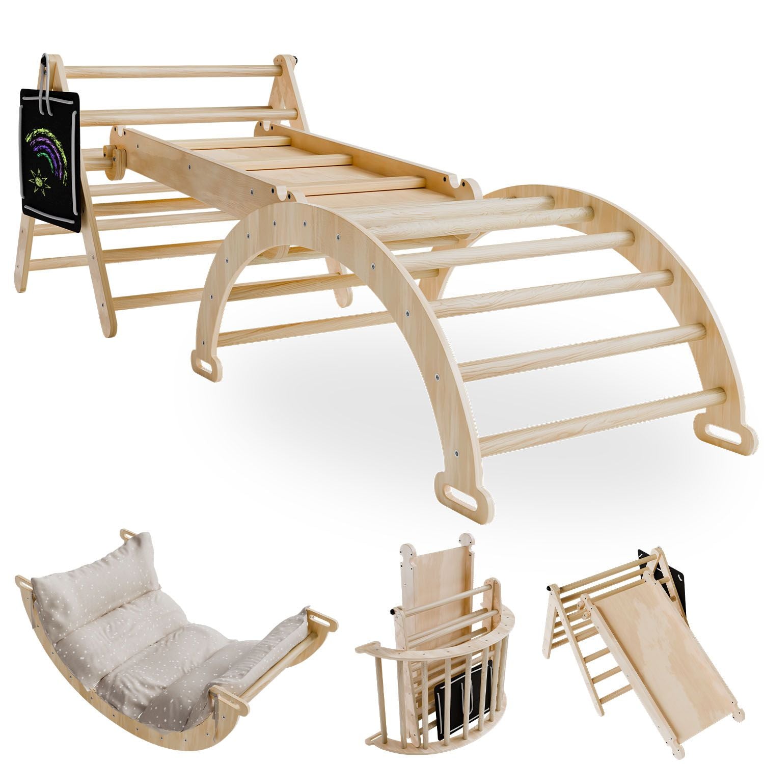 juskys-kletterdreieck-movario-indoor-kletterger-st-gro-es-set-mit-bogen-und-ruts image 1