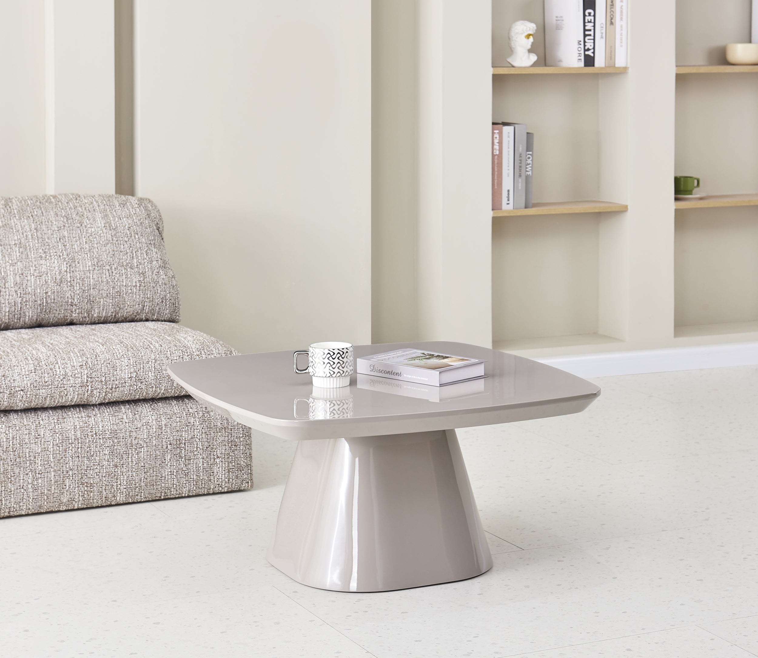 selsey-adievent-couchtisch-80x80-cm-hellgrau-hochglanz image 2