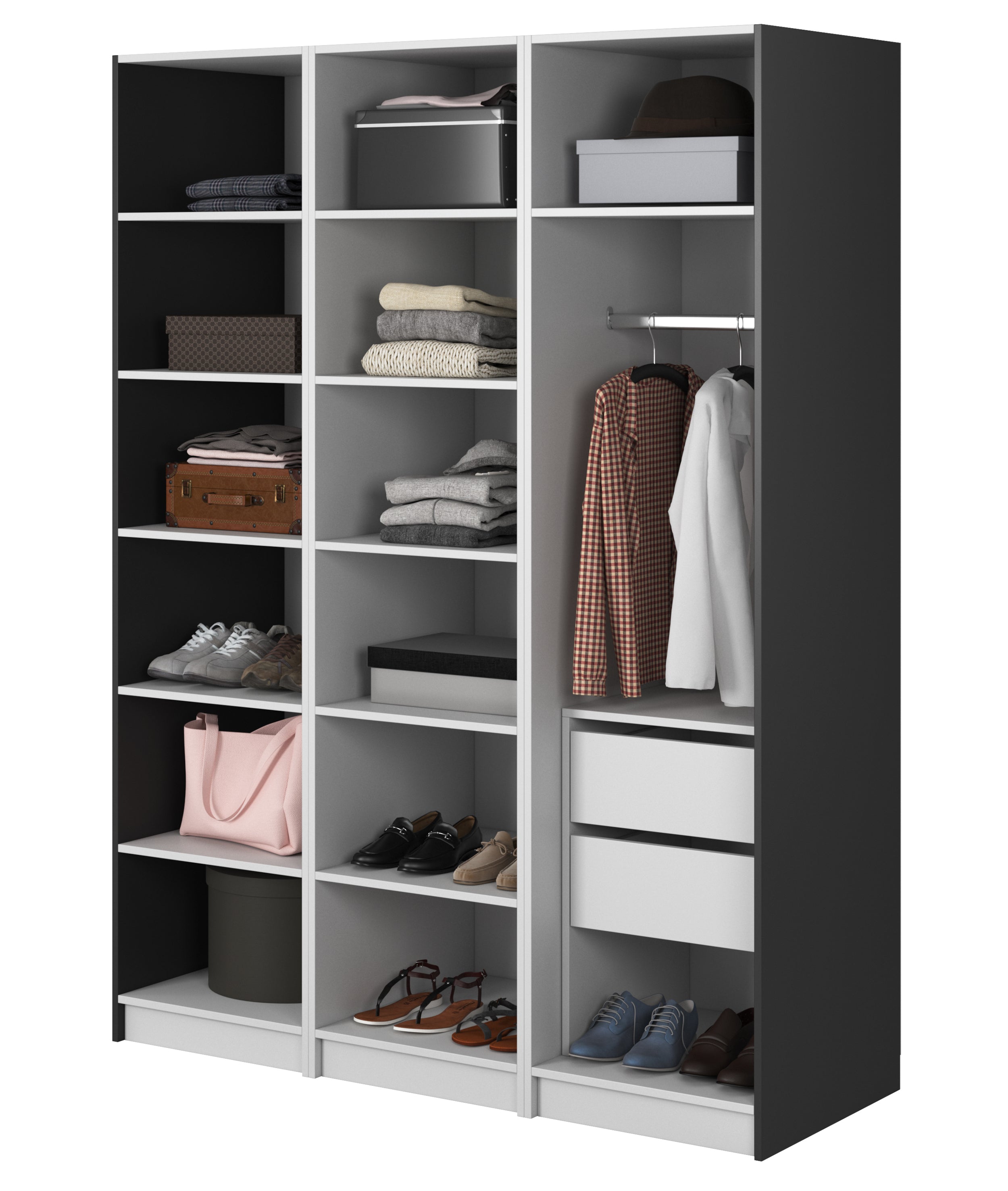 selsey-moonir-dreht-renschrank-150-cm-schwarz-mit-kleiderstange image 3