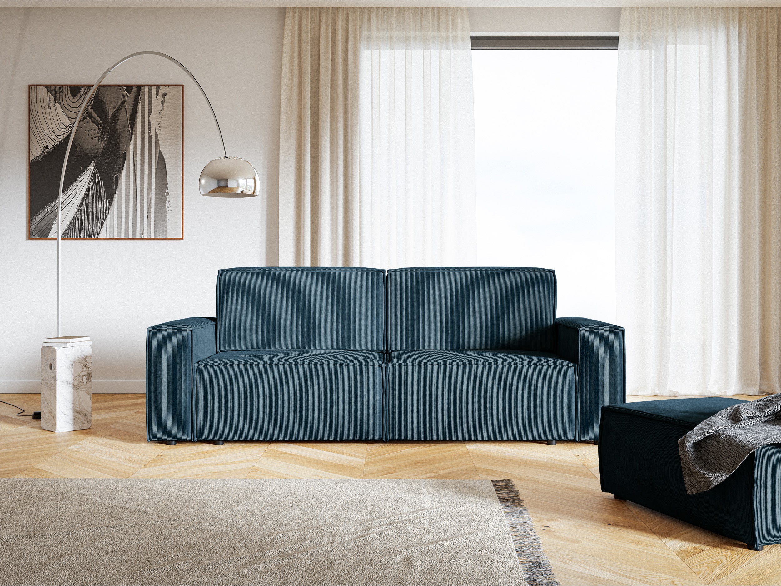 selsey-copertino-dreisitzer-schlafsofa-ausklappbar-marineblau-cordstoff image 2