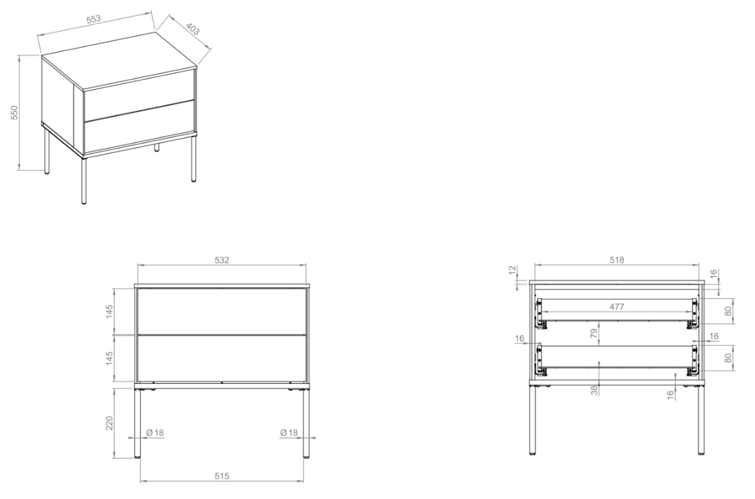 selsey-bellezo-nachttisch-mit-zwei-schubladen-56-cm-cremefarben image 6