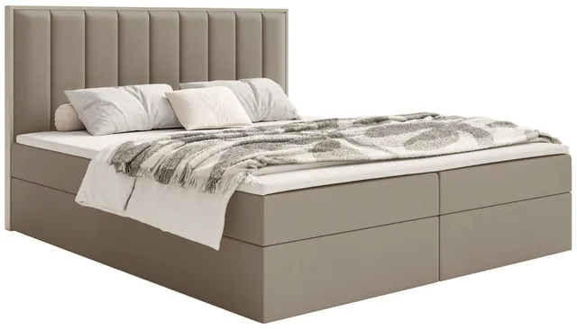 selsey-togents-kontinentalbett-140x200-cm-mit-stauraum-und-topper-braun-hydropho image 1