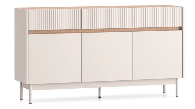 selsey-dunea-dreht-r-kommode-mit-3-schubladen-154-cm-kaschmir-eiche image 1