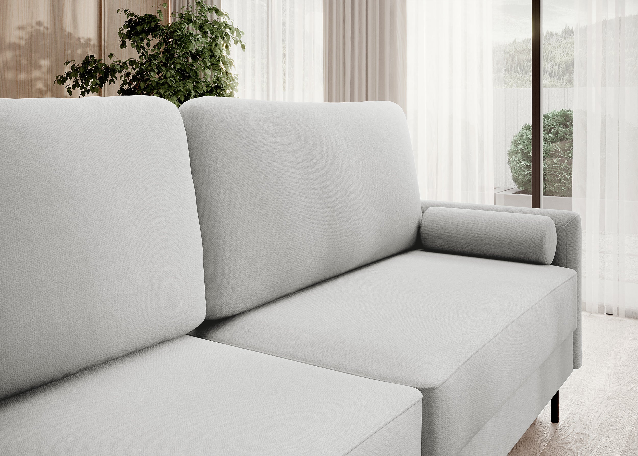 selsey-tomonde-dreisitziges-schlafsofa-mit-stauraum-hellgrauer-samtvelours image 7