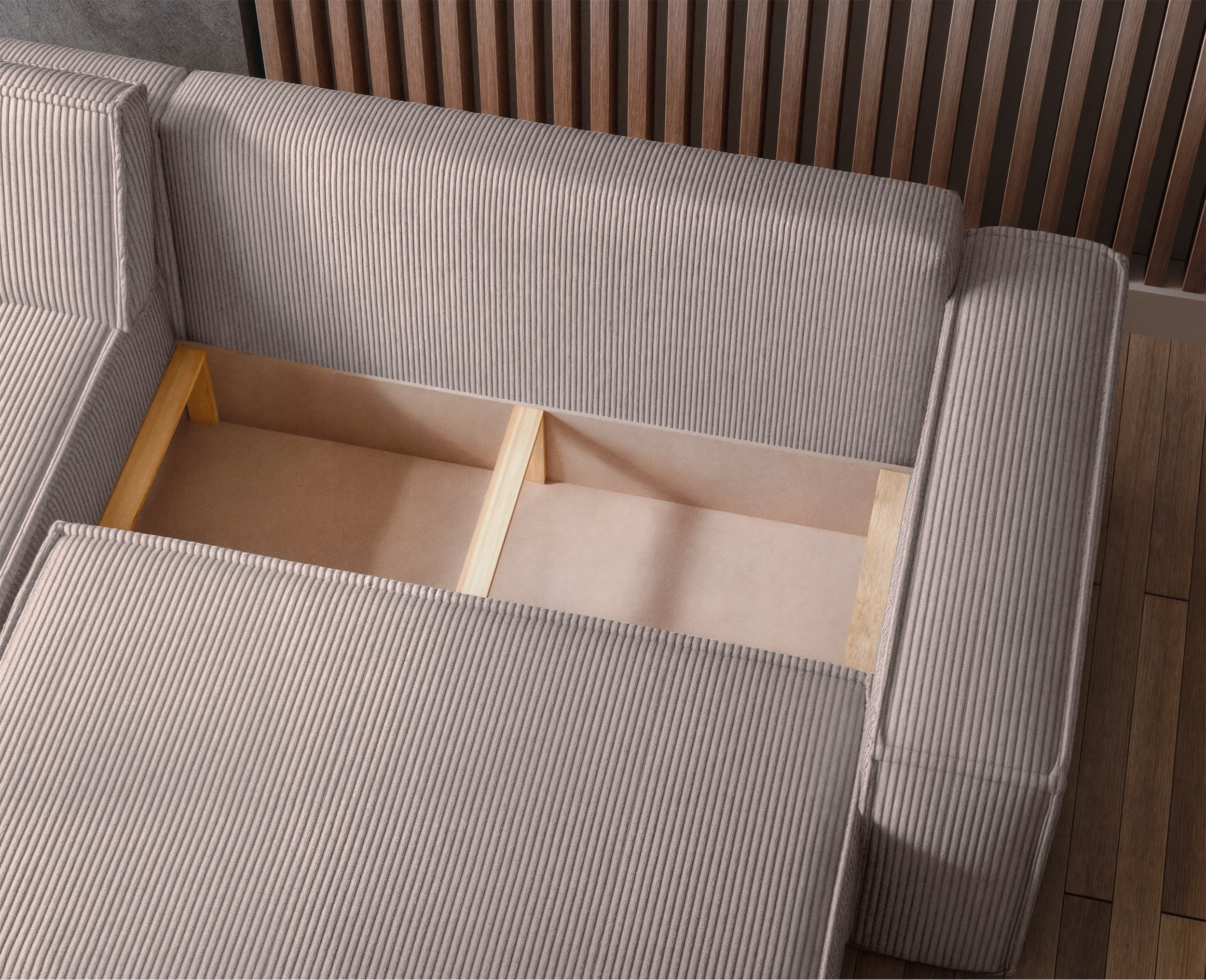 selsey-scarlo-ecksofa-l-mit-schlaffunktion-und-stauraum-universell-beige-cord image 4