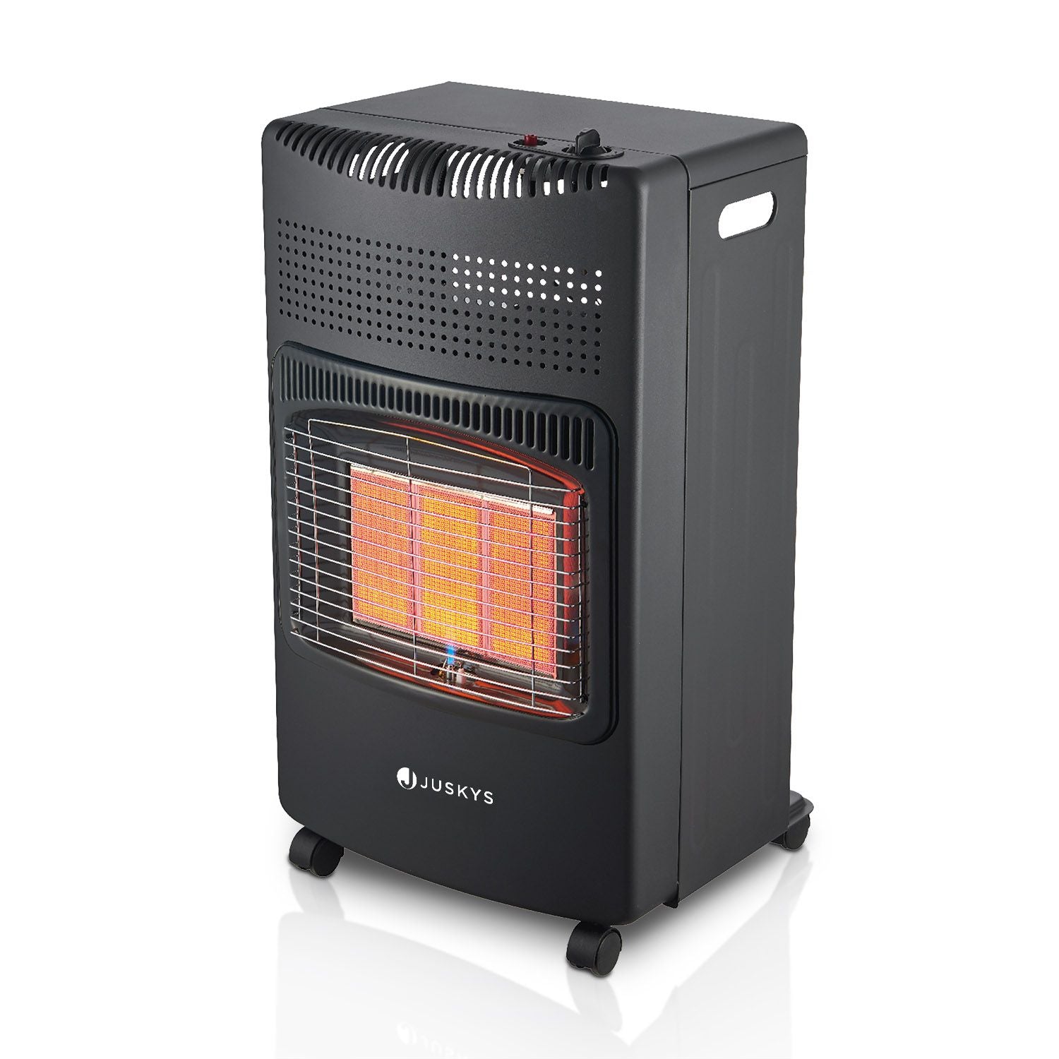 juskys-gasheizer-gs42us-schwarz-4-2-kw-mobile-keramik-gasheizung image 1