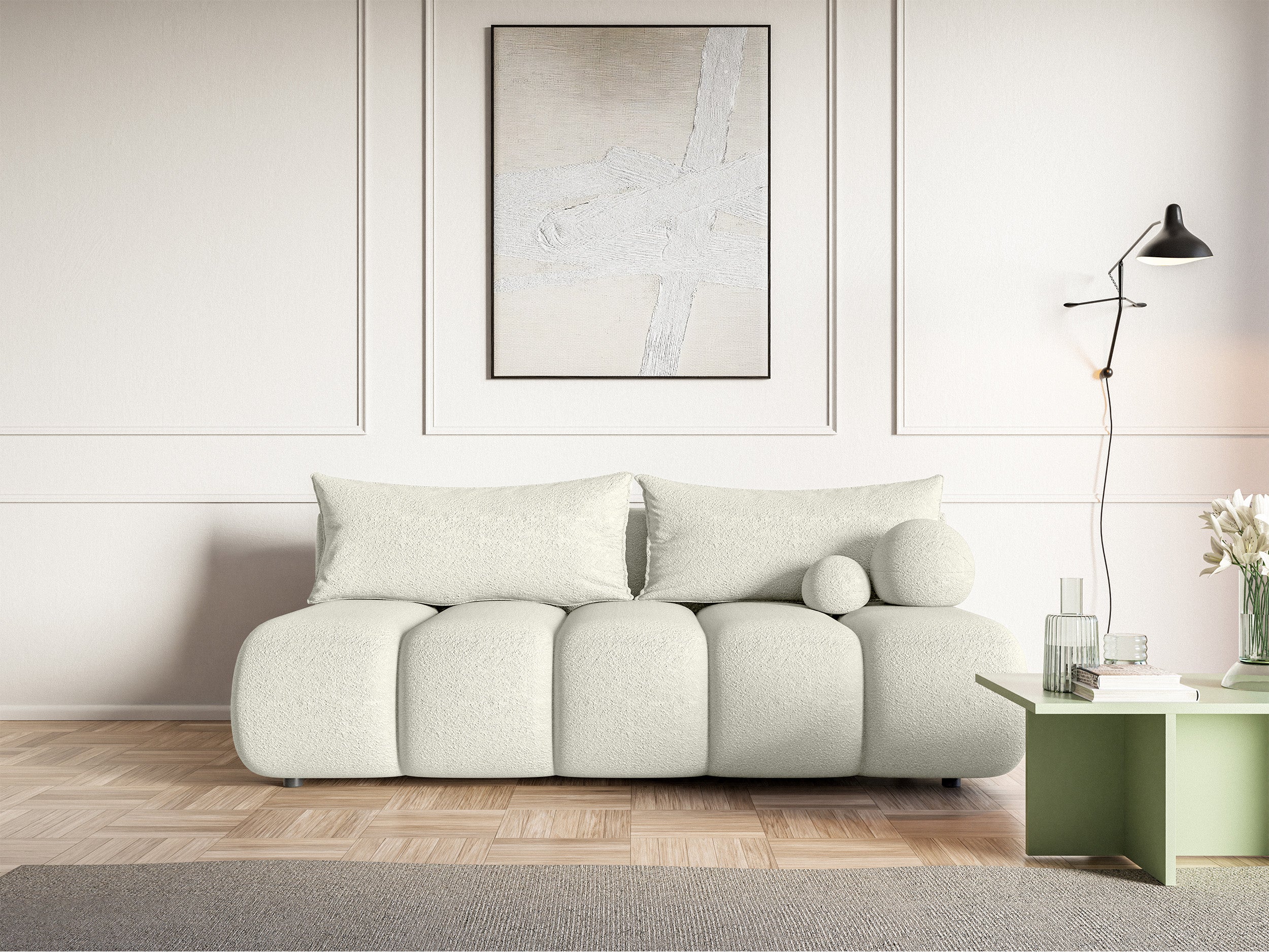 selsey-dandelino-mini-dreisitziges-schlafsofa-cremefarben-boucl image 3