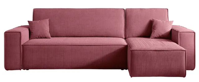 selsey-ecksofa-scarlo-l-f-rmig-mit-schlaffunktion-und-stauraum-dunkelrosa-cord-u image 1