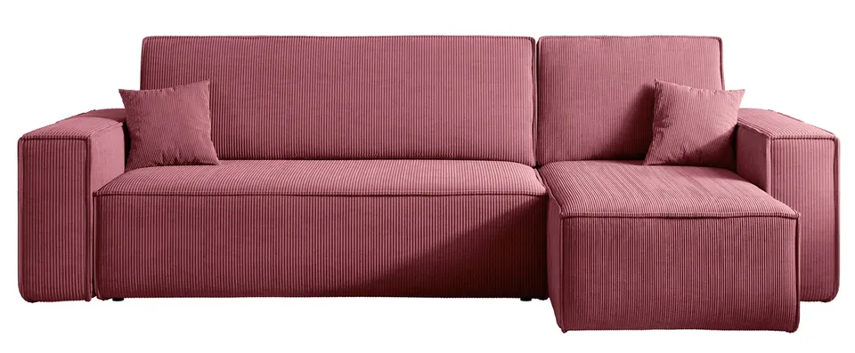 selsey-ecksofa-scarlo-l-f-rmig-mit-schlaffunktion-und-stauraum-dunkelrosa-cord-u image 1