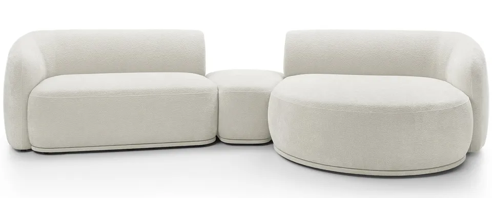 selsey-bommo-modulares-ecksofa-l-f-rmig-rechts-mit-pouf-cremefarbenes-chenille image 1