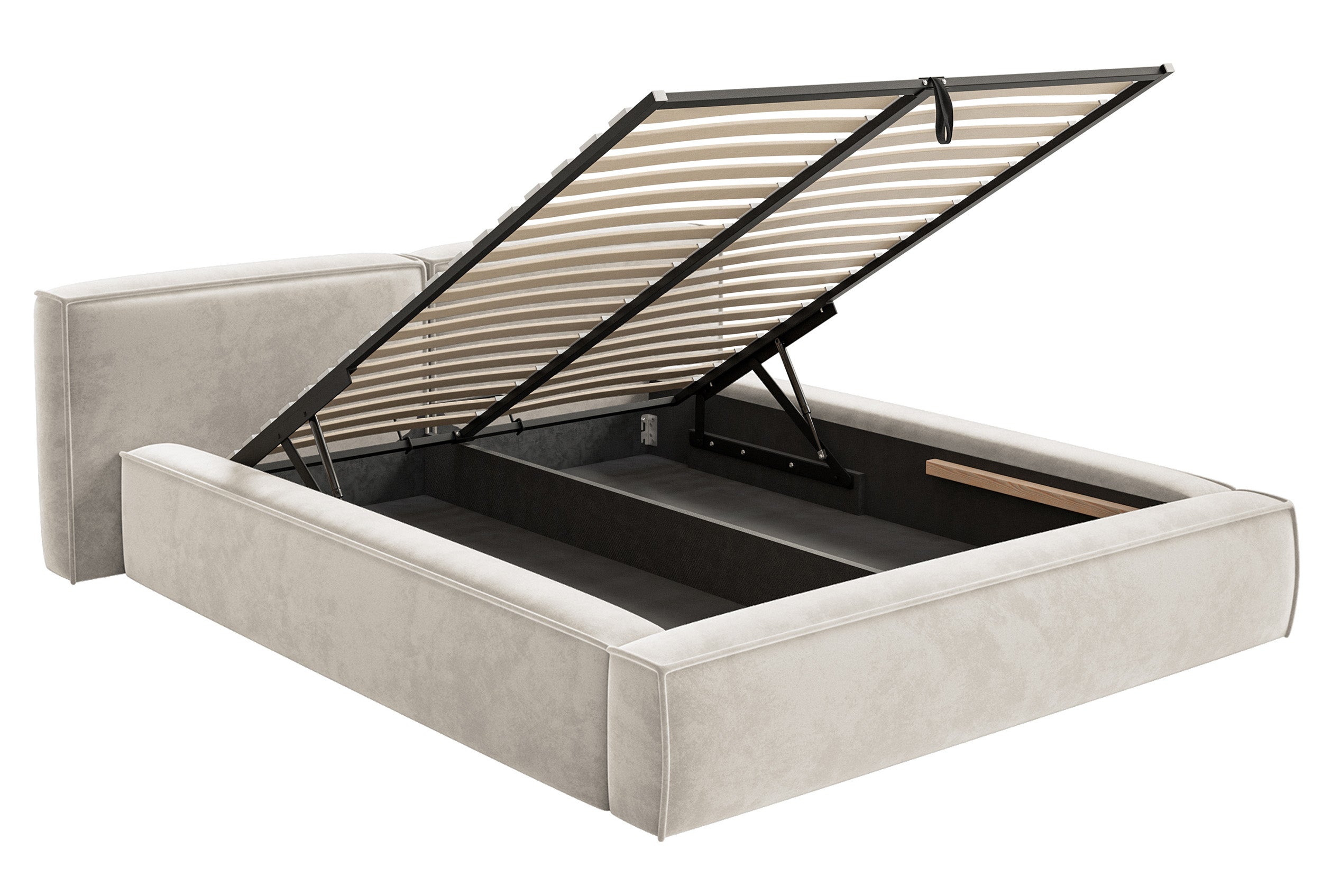 selsey-tilves-low-polsterbett-140x200-cm-mit-bettkasten-grau-beige-samt image 6