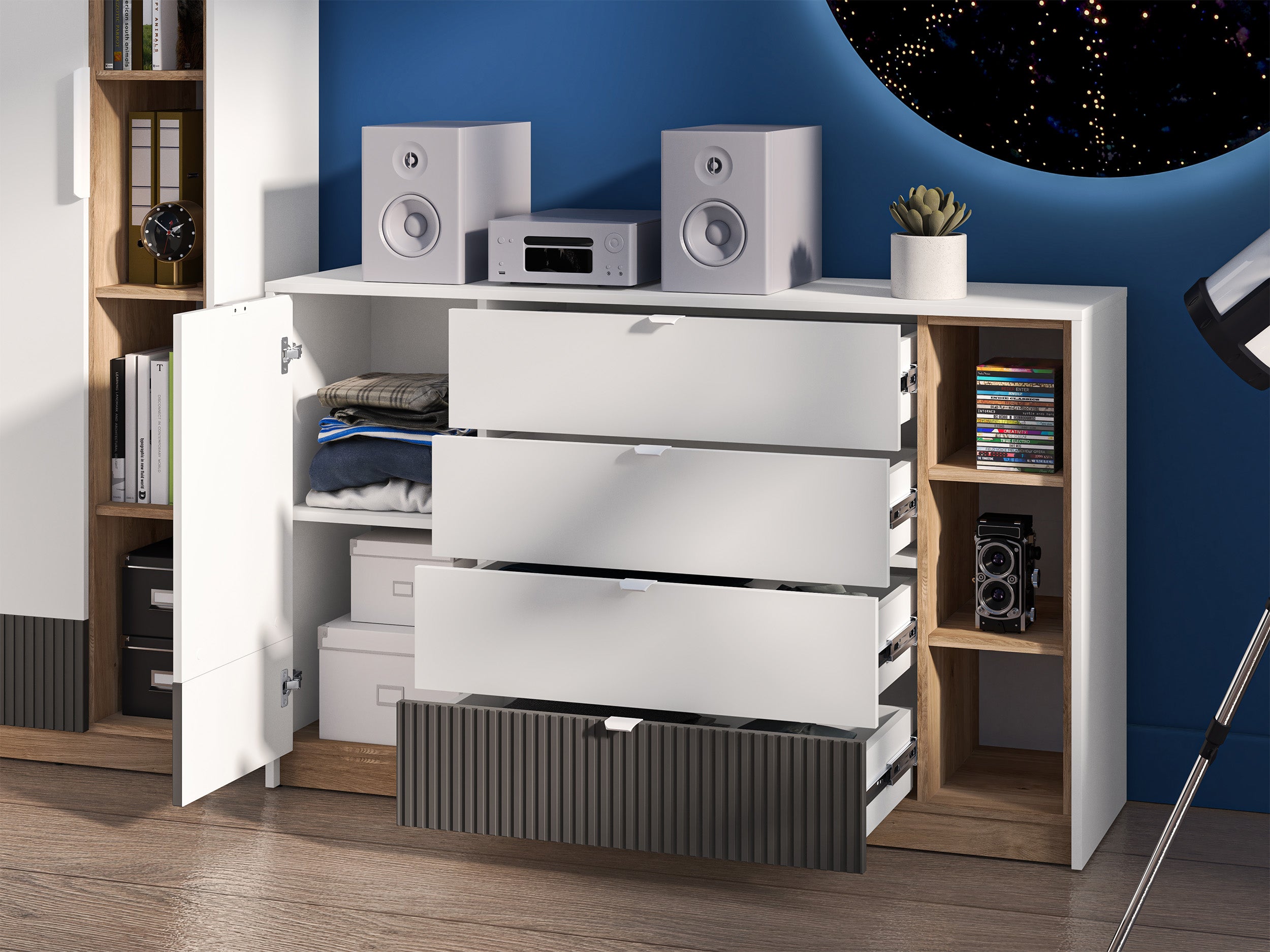 selsey-torino-einzelt-r-kommode-138-cm-eiche-honey-castello-alpenwei-grafit-mit- image 6