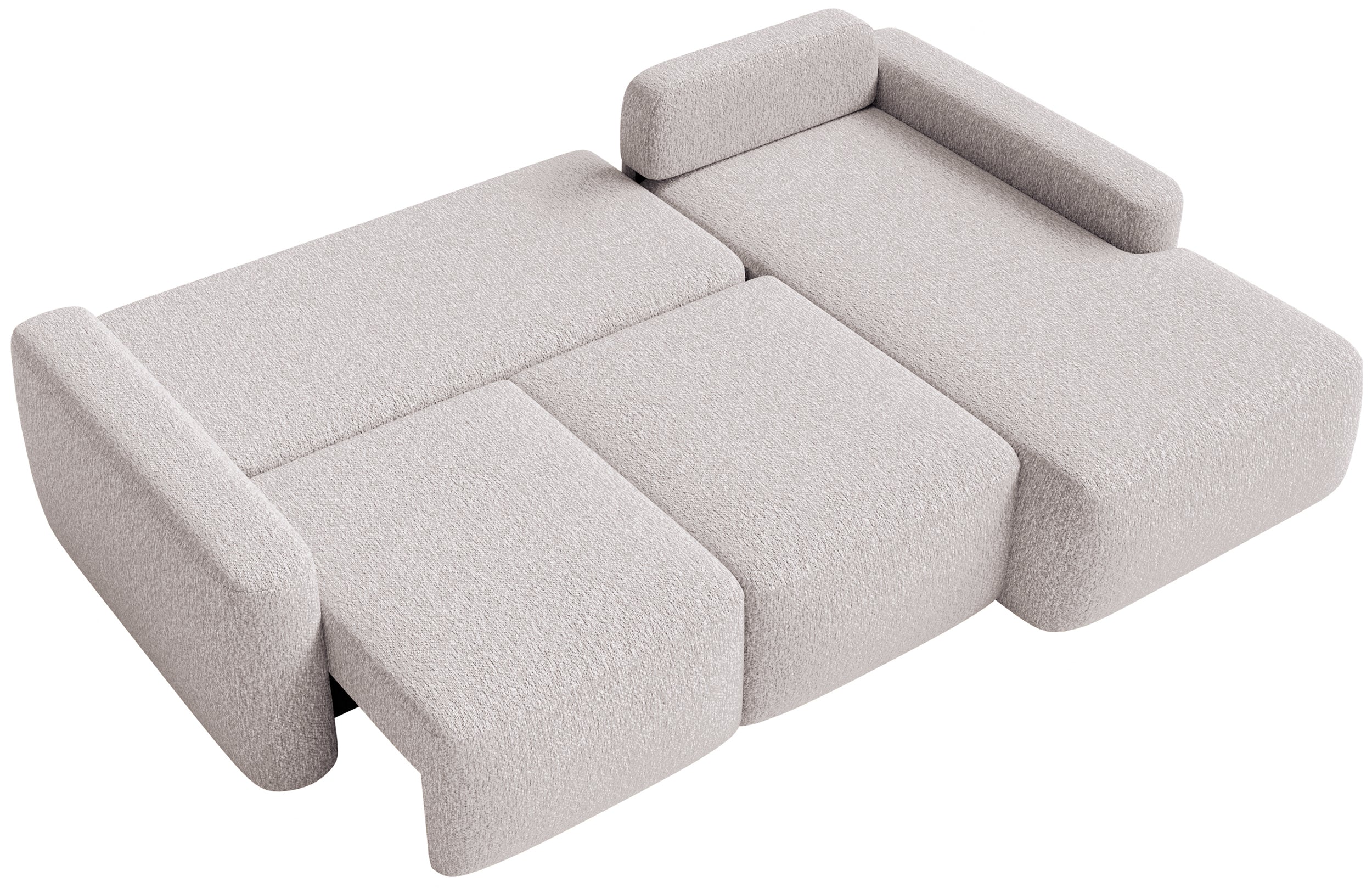 selsey-ecksofa-carnos-mini-l-form-rechts-beige-chenille-mit-schlaffunktion image 3