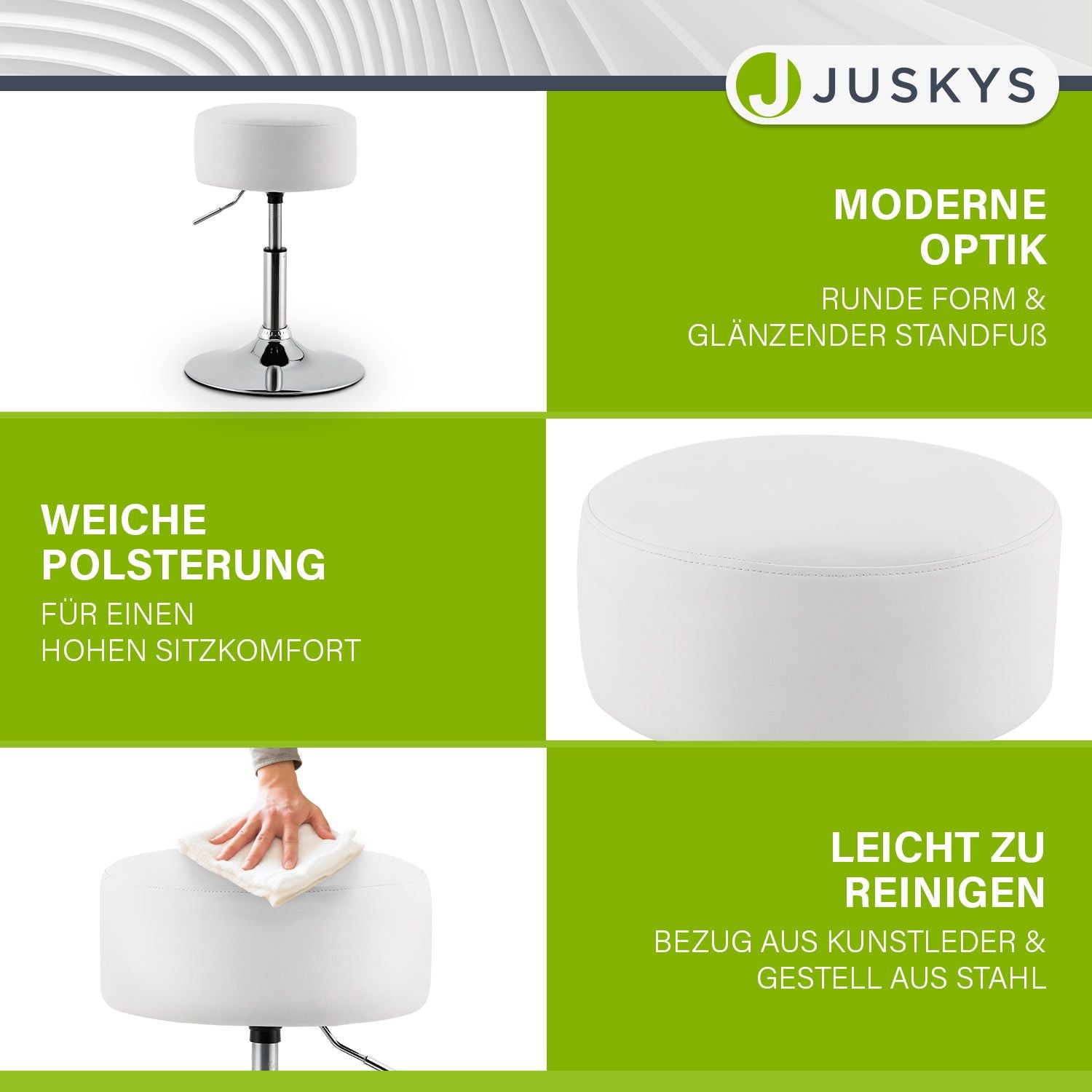 juskys-schminkhocker-tonia-rund-h-henverstellbar-wei-silber image 3