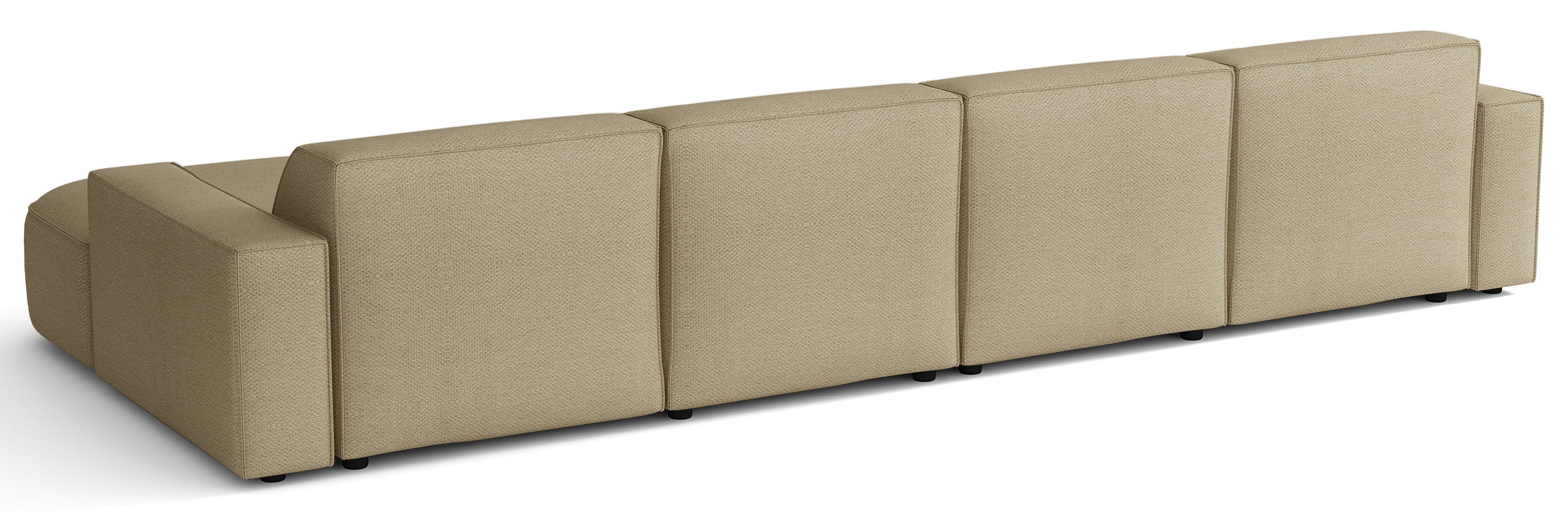 selsey-sallmo-modulares-ecksofa-u-form-universal-dunkelbeige-hydrophober-chenill image 4