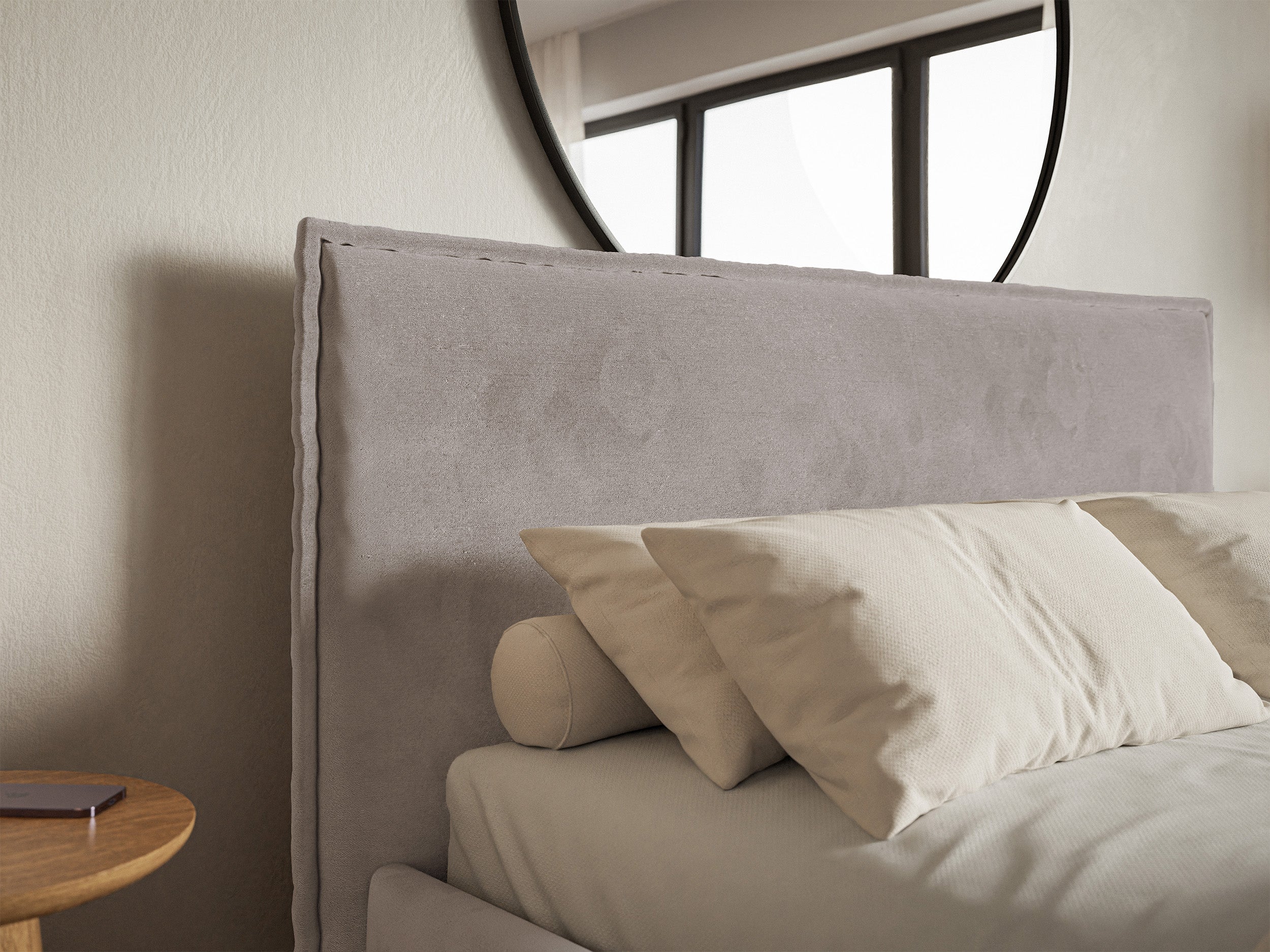 selsey-softie-slim-gepolstertes-bett-160x200-cm-grau-brauner-velours-wasserabwei image 3