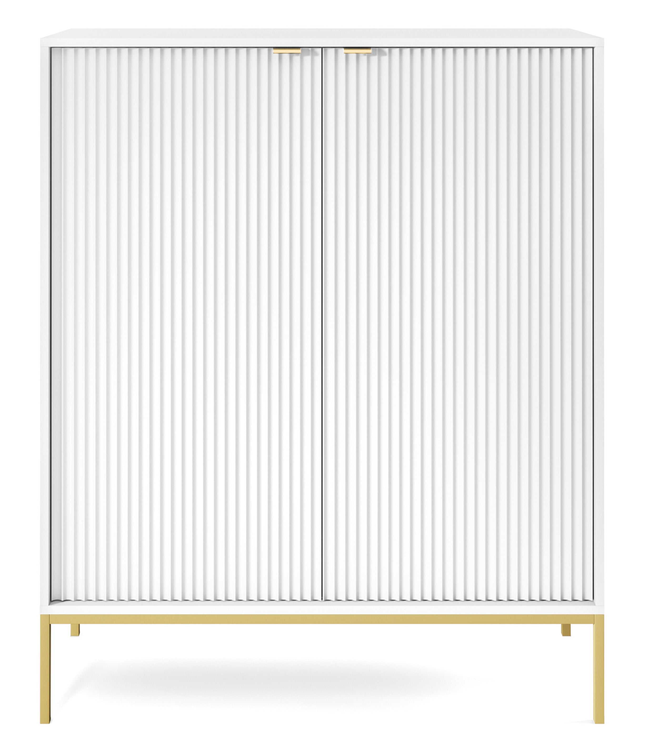 selsey-vellore-hohe-kommode-wei-geriffelte-fronten-goldenes-gestell-2-t-rig image 4