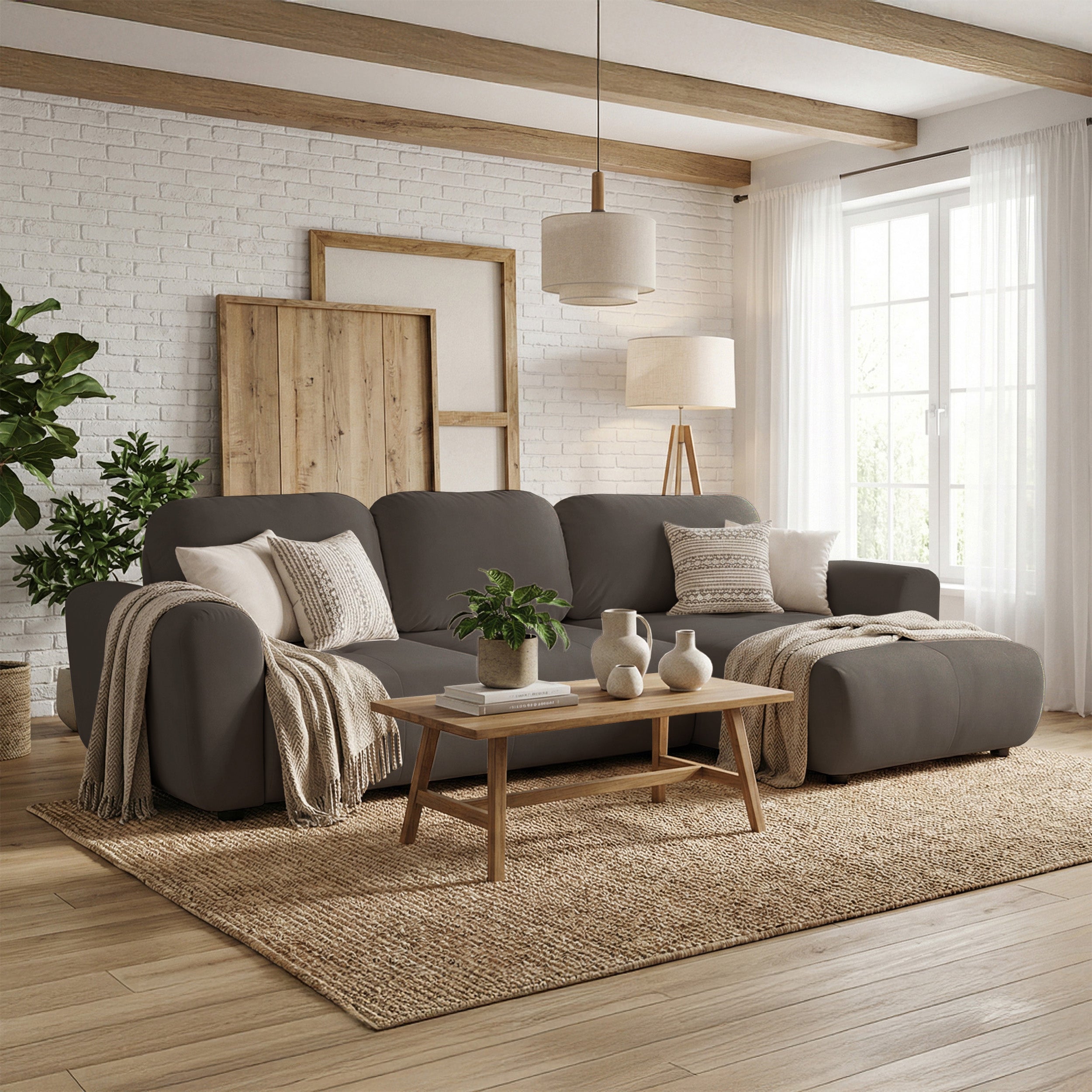 selsey-olido-gro-e-l-f-rmige-eckcouch-mit-schlaffunktion-und-stauraum-dunkelbeig image 2
