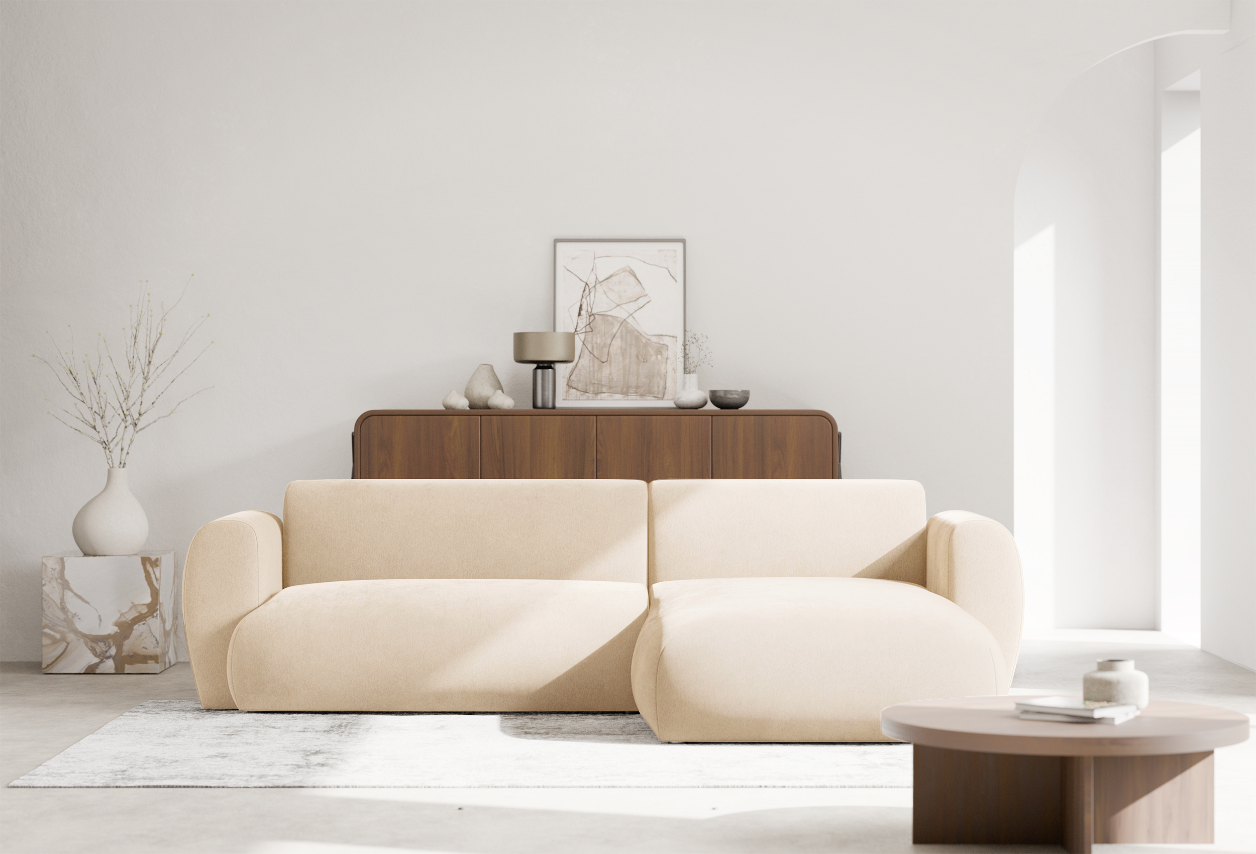 selsey-emia-ecksofa-mit-schlaffunktion-l-form-rechts-hellbeige-chenille image 6