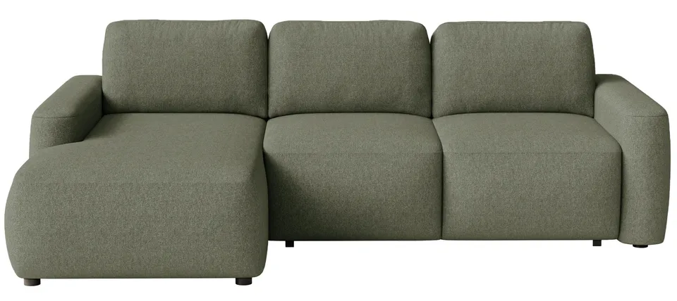 selsey-carnos-mini-ecksofa-links-l-form-olivgr-ner-chenille-mit-schlaffunktion image 1