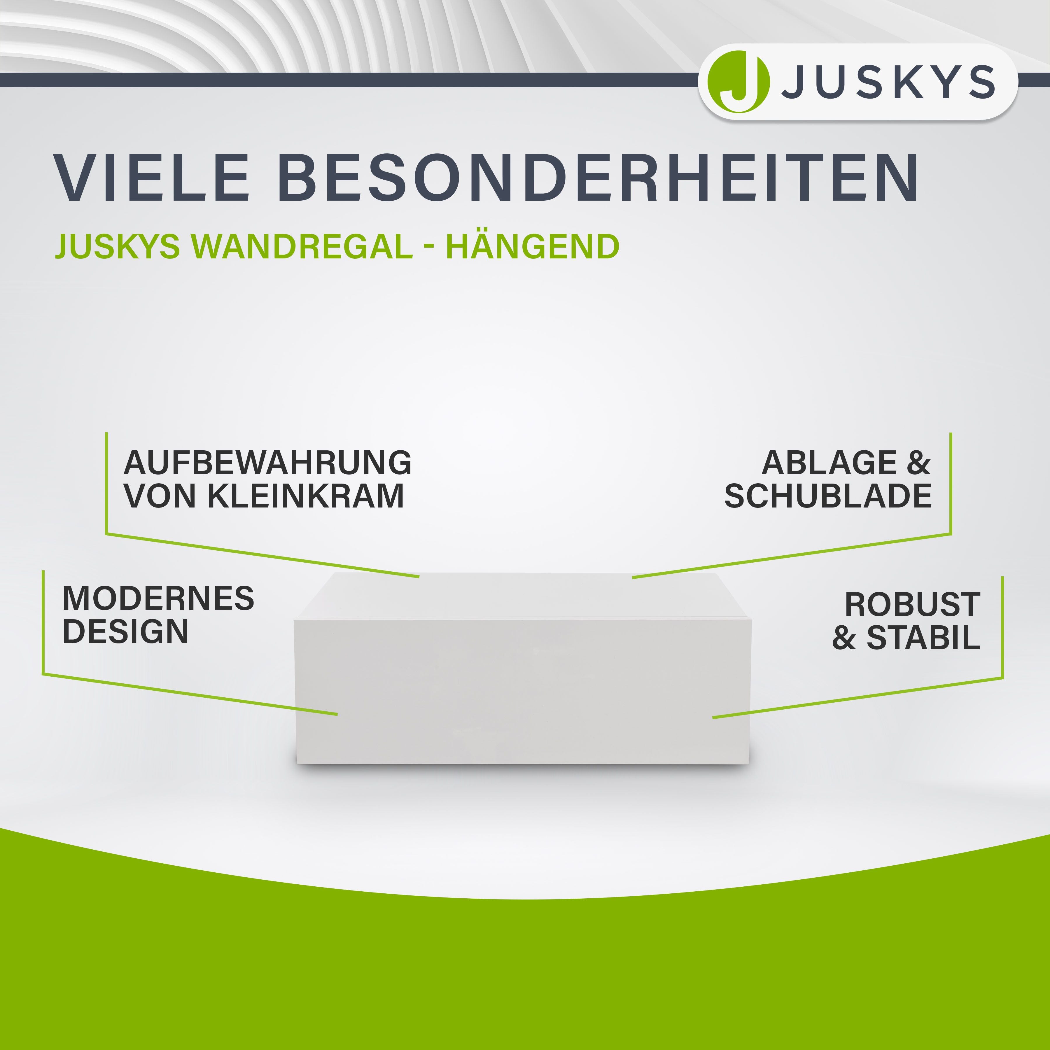 juskys-2er-set-nachttisch-h-ngend-46x30x15-cm-schweberegal-mit-schublade-wei image 6