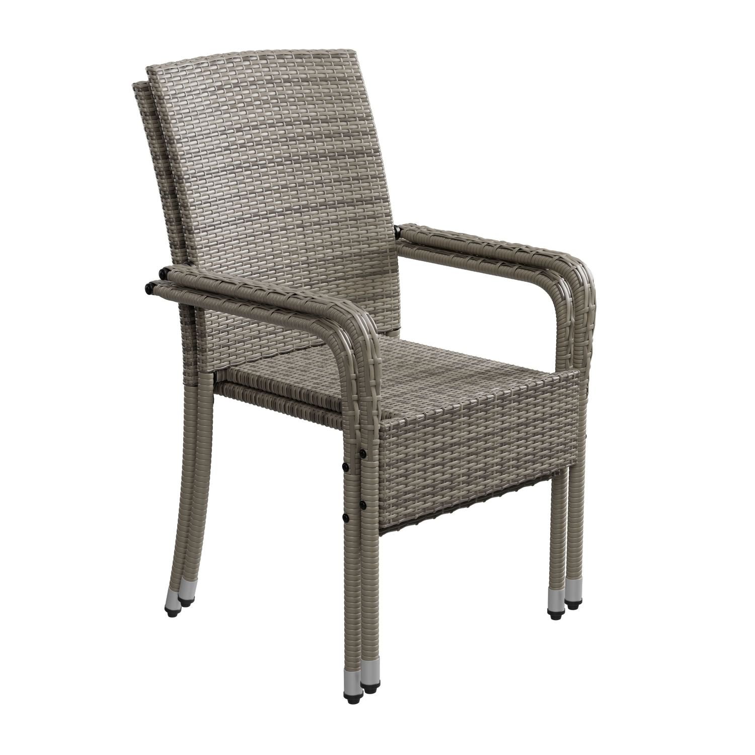 juskys-yoro-polyrattan-gartenst-hle-2er-set-stapelbar-mit-armlehnen-schwarz image 8
