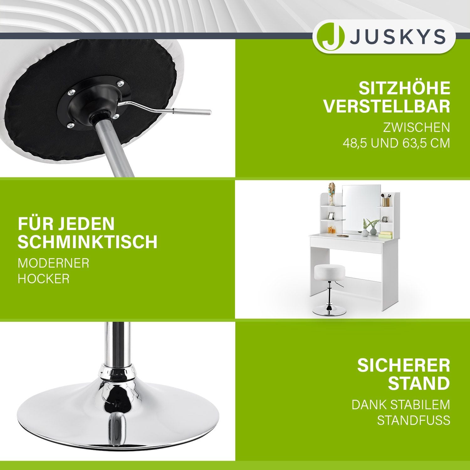 juskys-schminkhocker-tonia-rund-h-henverstellbar-wei-silber image 4