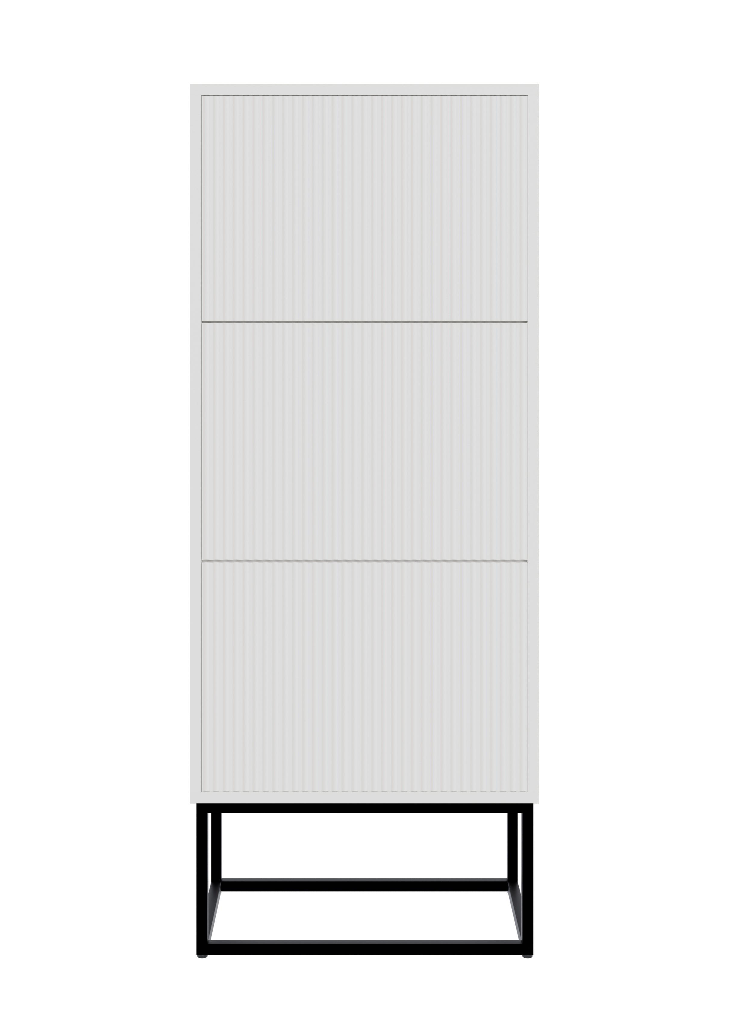 selsey-veldio-schuhschrank-50-cm-wei-mit-schwarzen-beinen-3-f-cher image 5