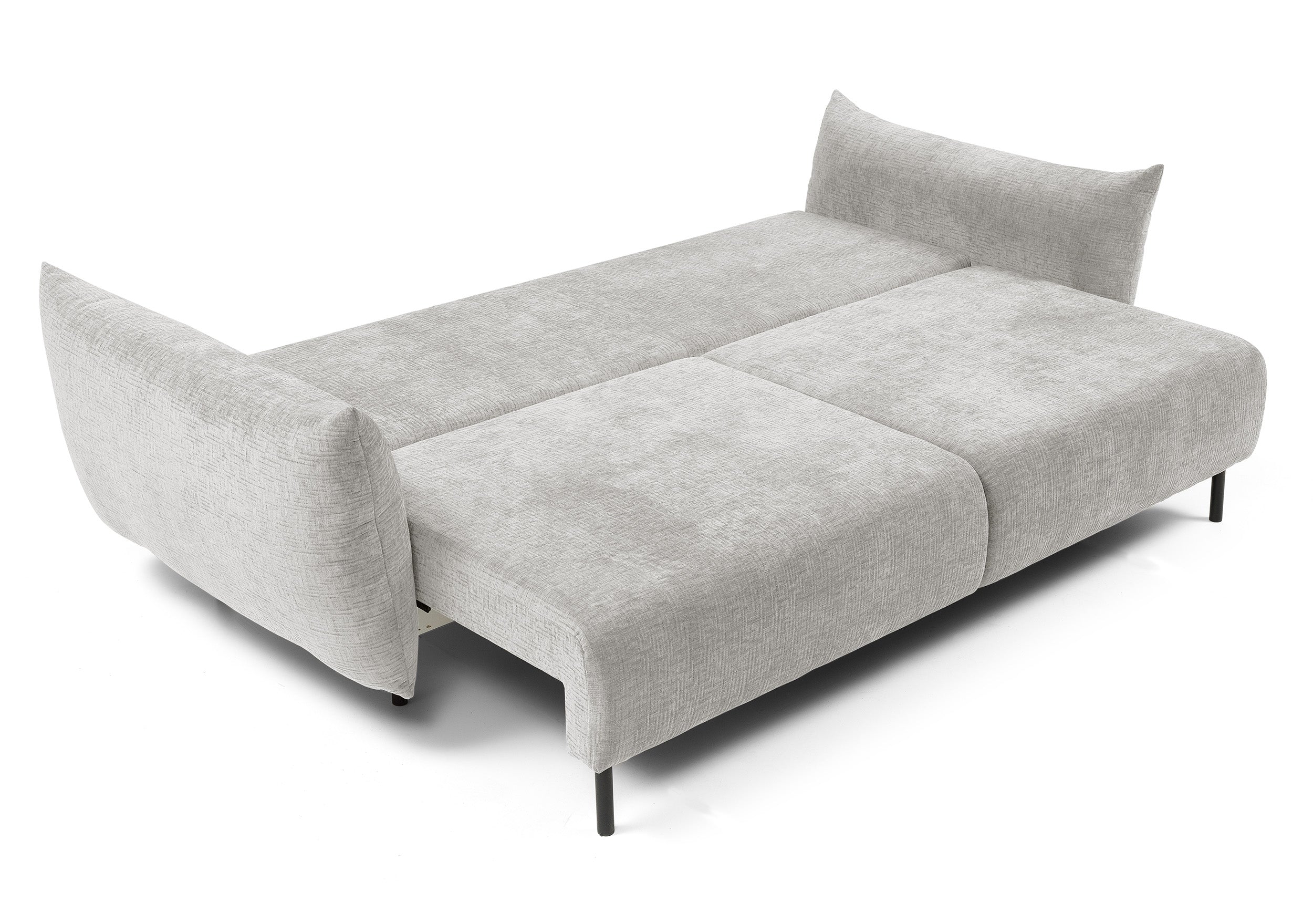 selsey-candeiro-3-sitzer-schlafsofa-ausklappbar-mit-stauraum-grauer-chenille image 2
