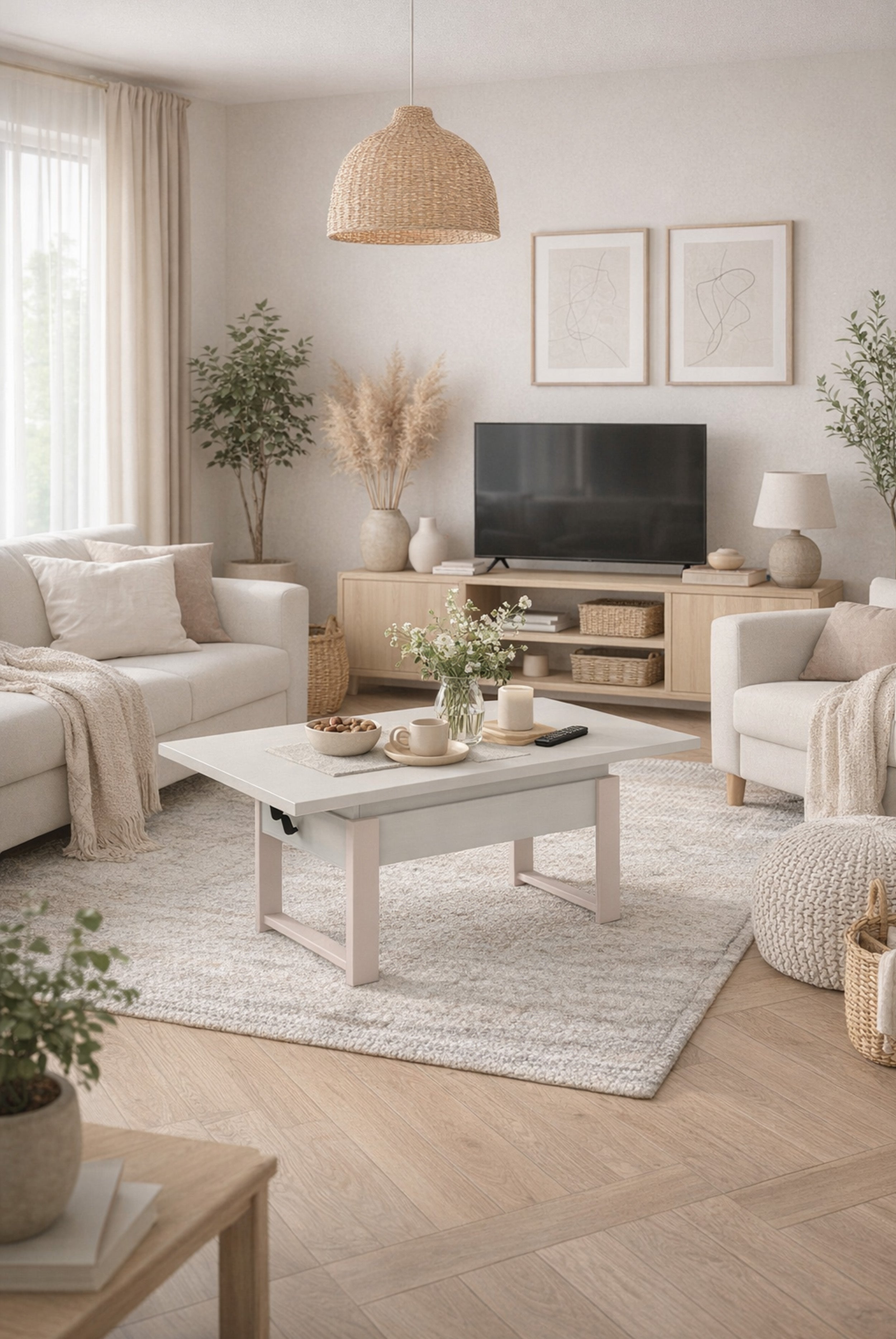 selsey-hugo-ausziehbarer-couchtisch-120-157-x67-cm-alpenwei-mit-kaschmir-beinen image 4