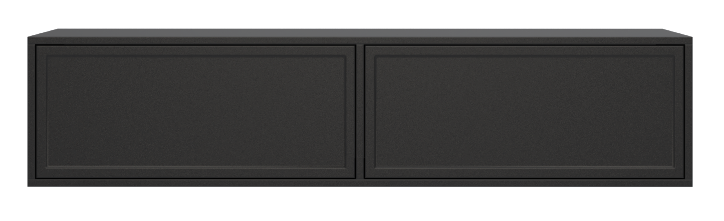 selsey-velveto-h-ngender-tv-schrank-140-cm-mit-zwei-klappen-schwarz image 5