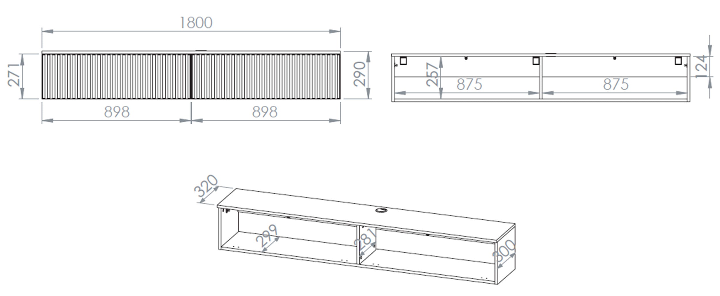 selsey-caletto-h-ngender-tv-schrank-180-cm-mit-zwei-klappen-kaschmir image 8