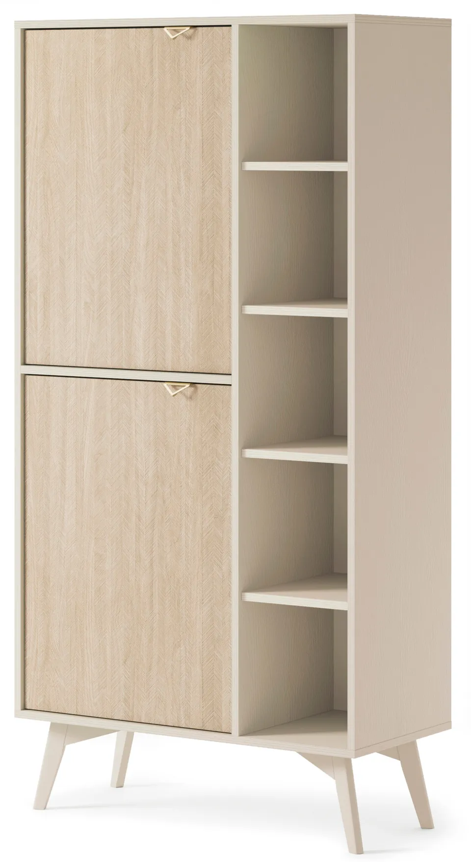 selsey-favoria-regal-80-cm-beige-fischgr-t-2-t-ren-goldene-griffe image 1
