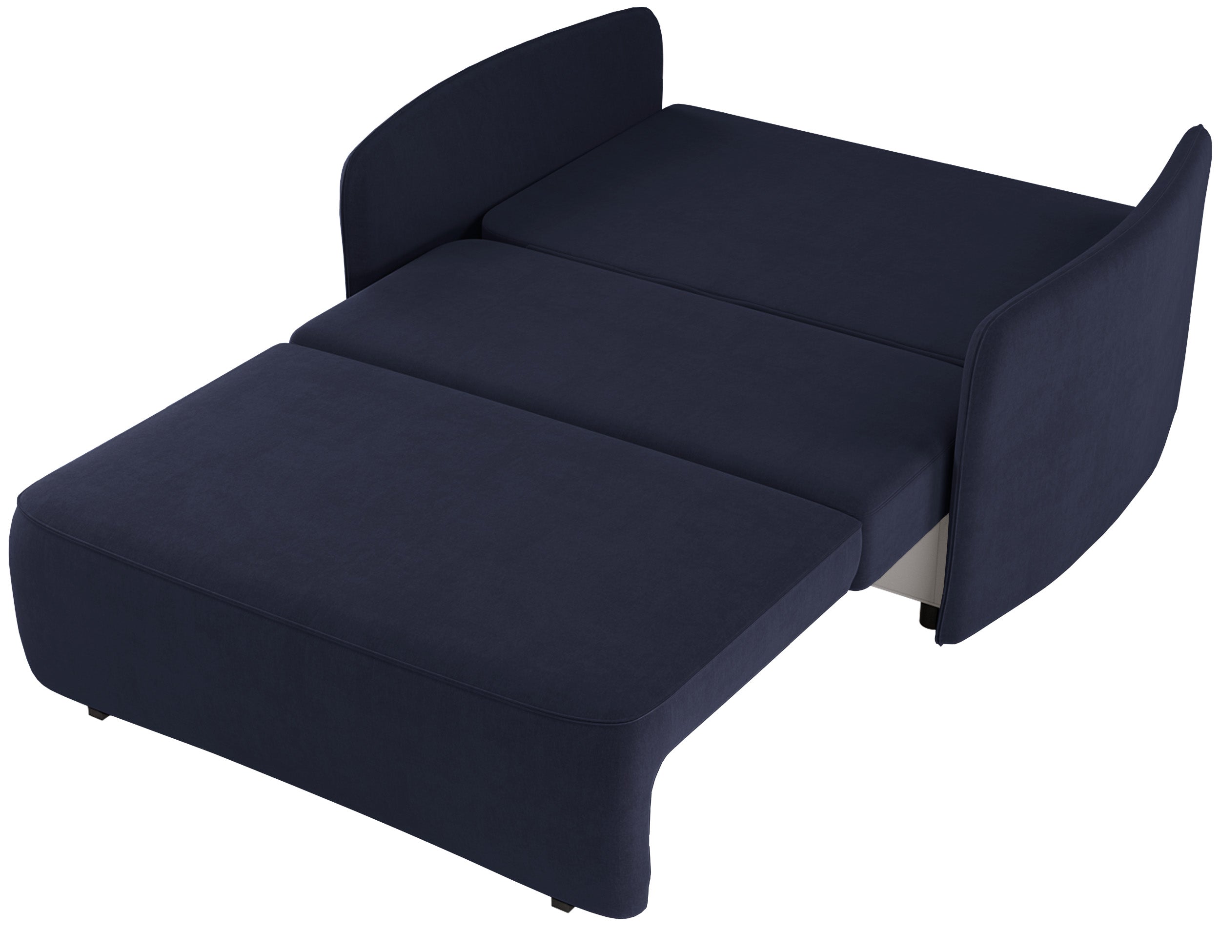 selsey-paxi-145-cm-ausziehbares-zweisitzer-sofa-mit-stauraum-marineblauer-chenil image 3